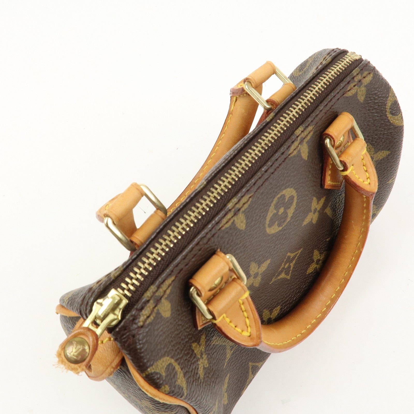 Louis Vuitton Monogram Canvas Mini Speedy Mini Boston Bag M41534