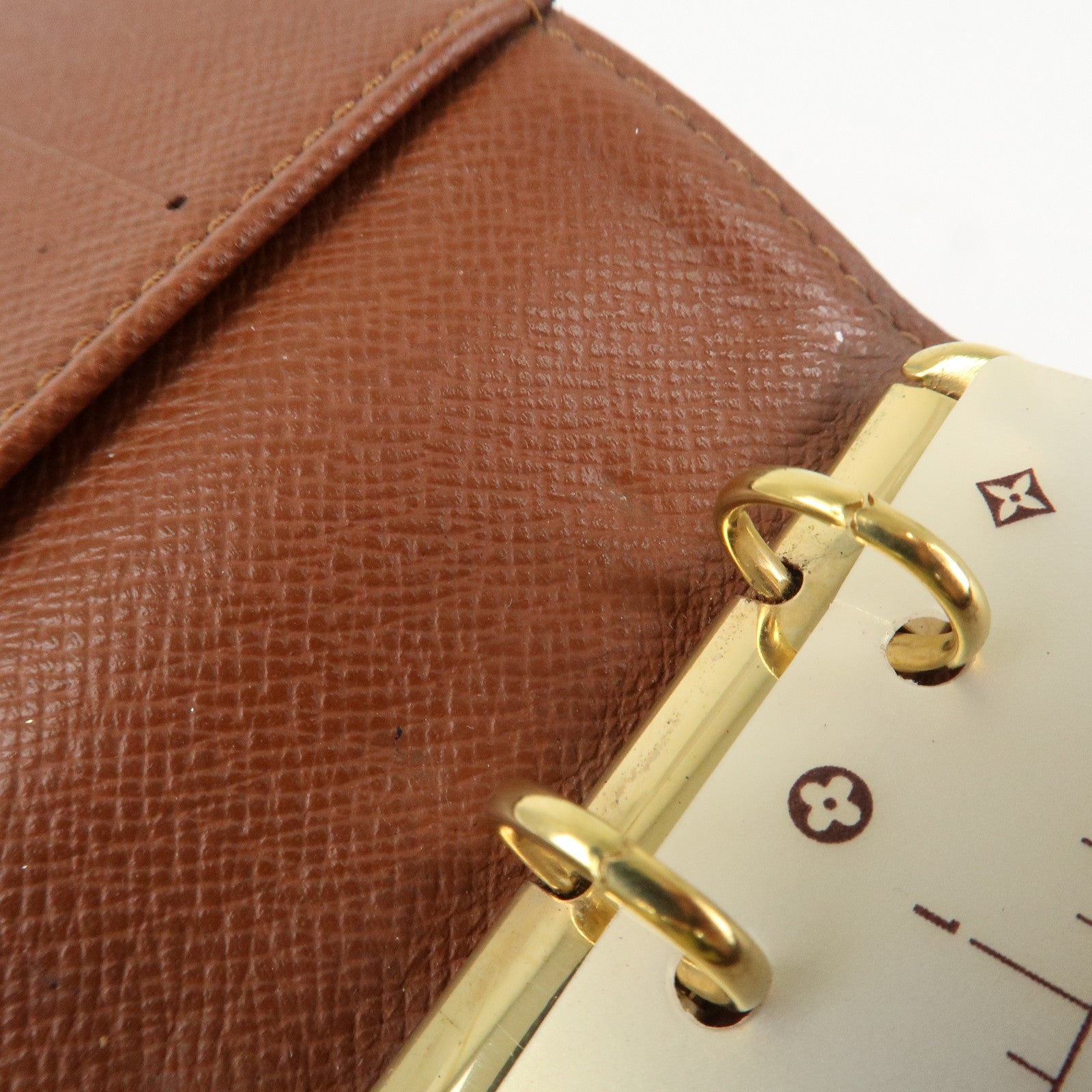 Louis Vuitton Monogram Agenda PM Planner Cover Brown SP0052 Used
