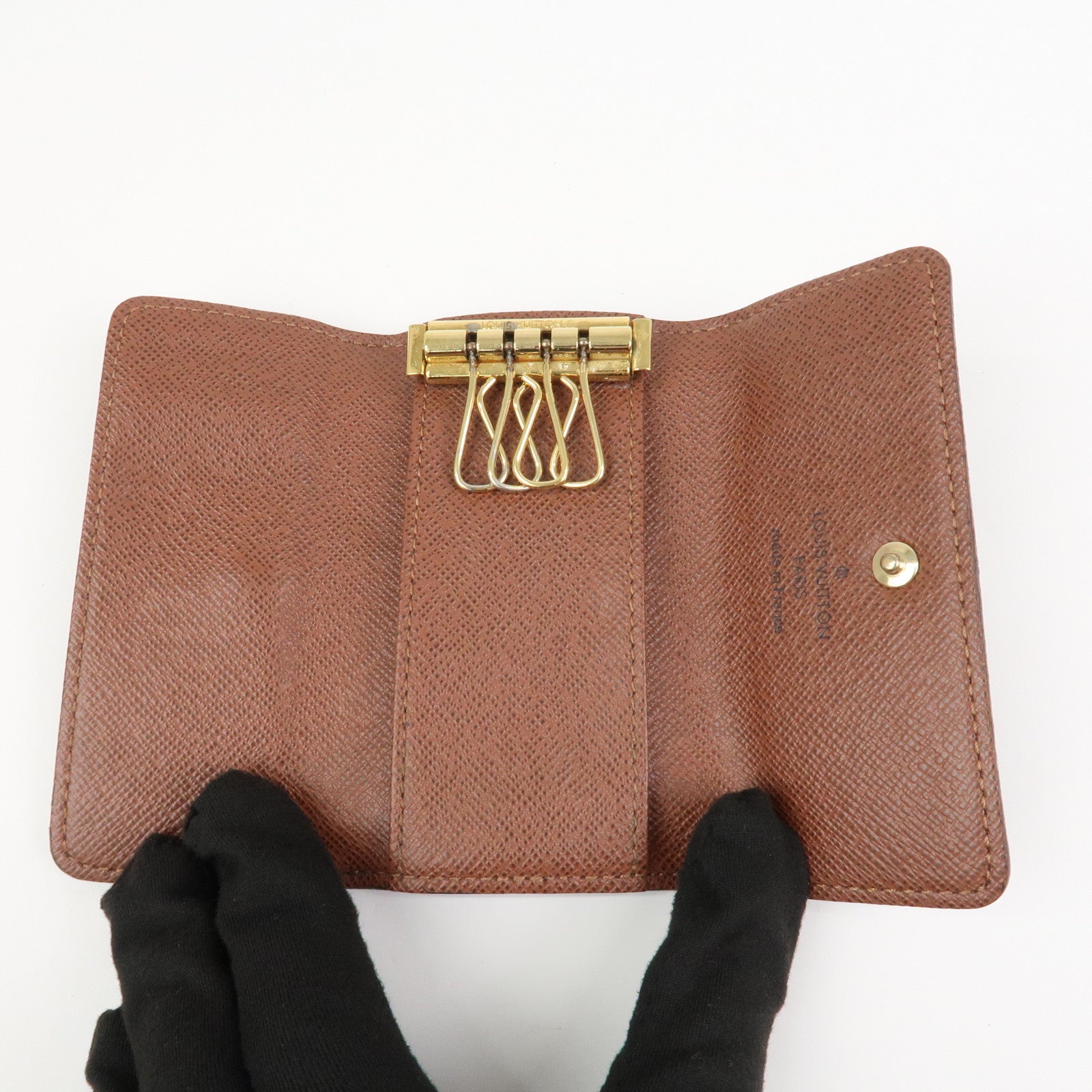 Louis Vuitton Monogram Multicles 4 Key Case Key Holder Brown M69517