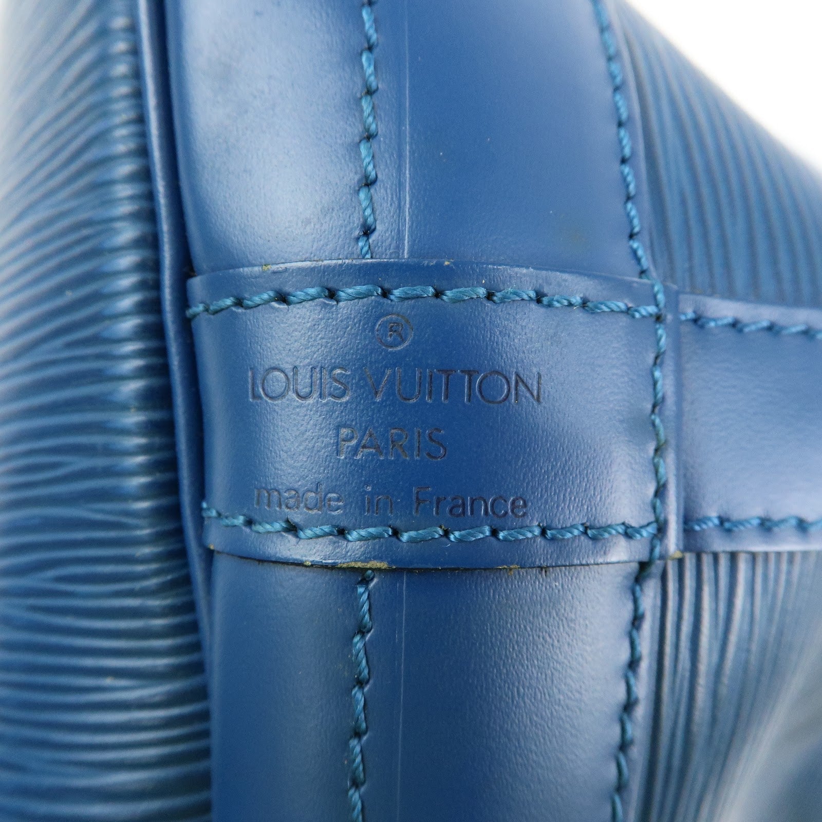 Louis Vuitton Epi Noe Leather Shoulder Bag Toledo Blue M44005