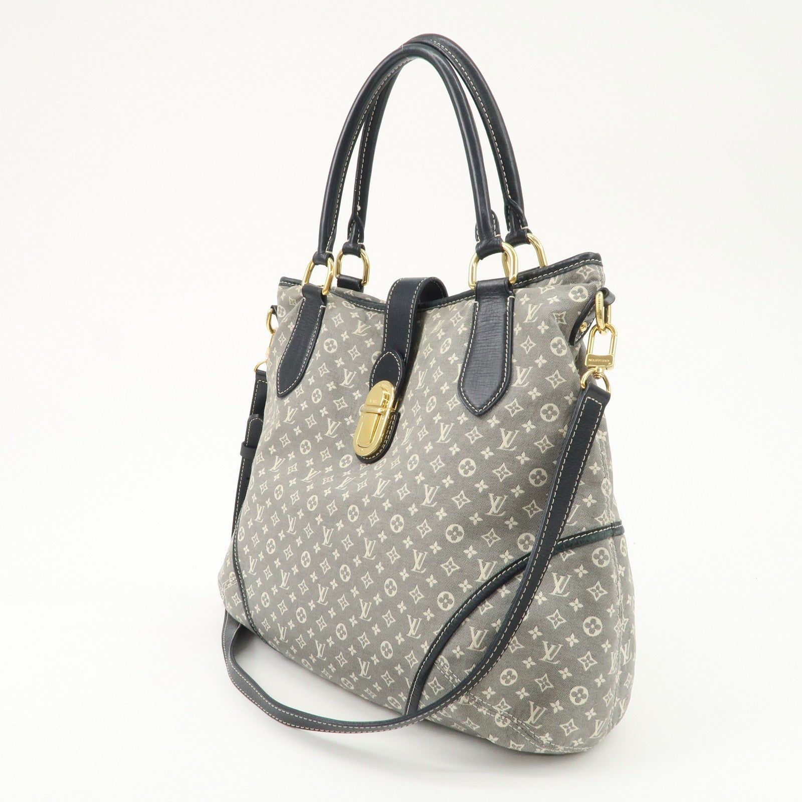 Louis Vuitton Monogram Idylle Elegie 2Way Tote Bag Encre Blue M56697 Used