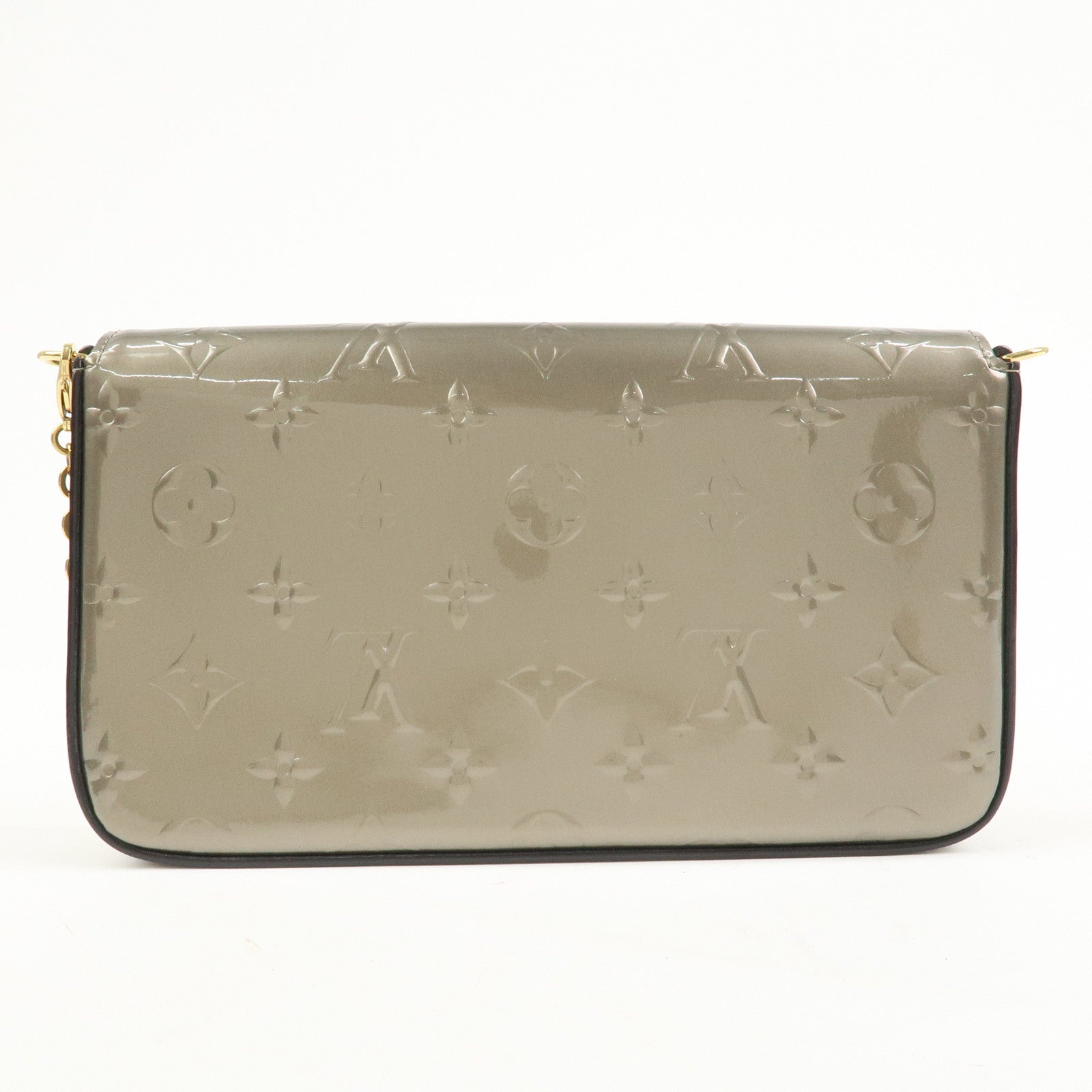 Louis Vuitton Monogram Vernis Leather Pochette Felicie M68648