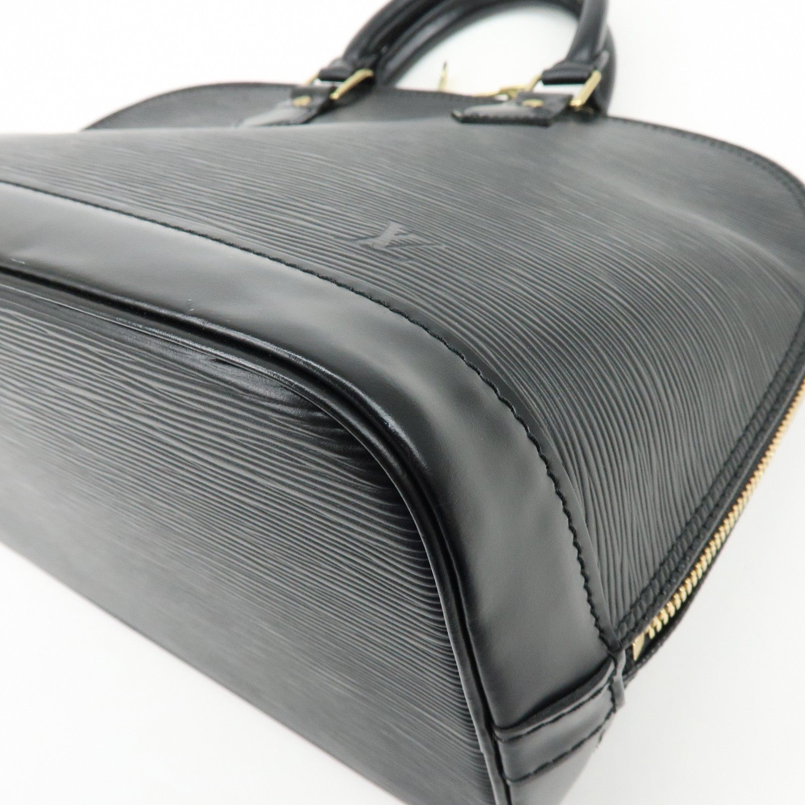 Louis Vuitton Epi Alma Hand Bag Noir Black M52142