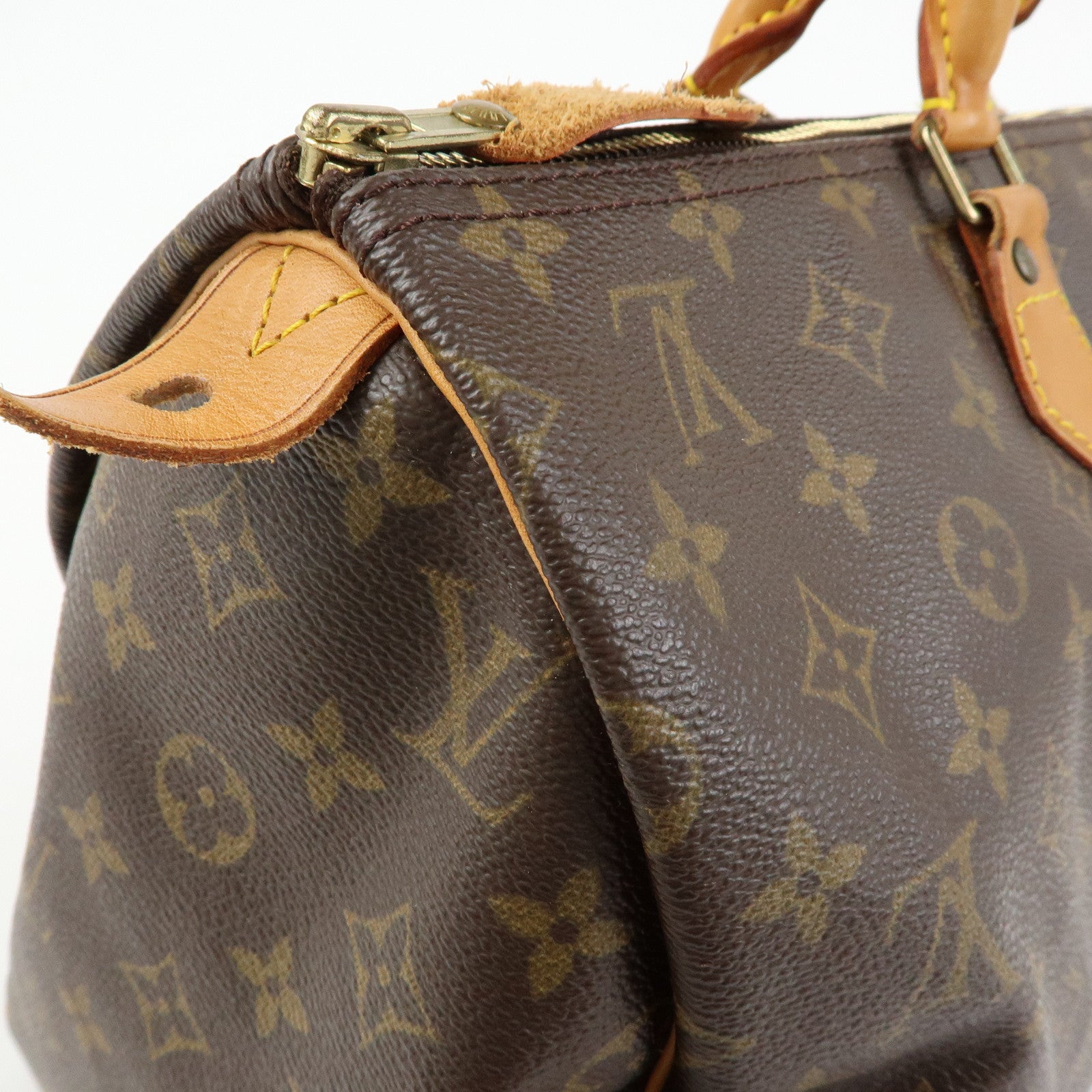 Louis Vuitton Monogram Speedy 40 Hand Bag Boston Bag Brown M41522