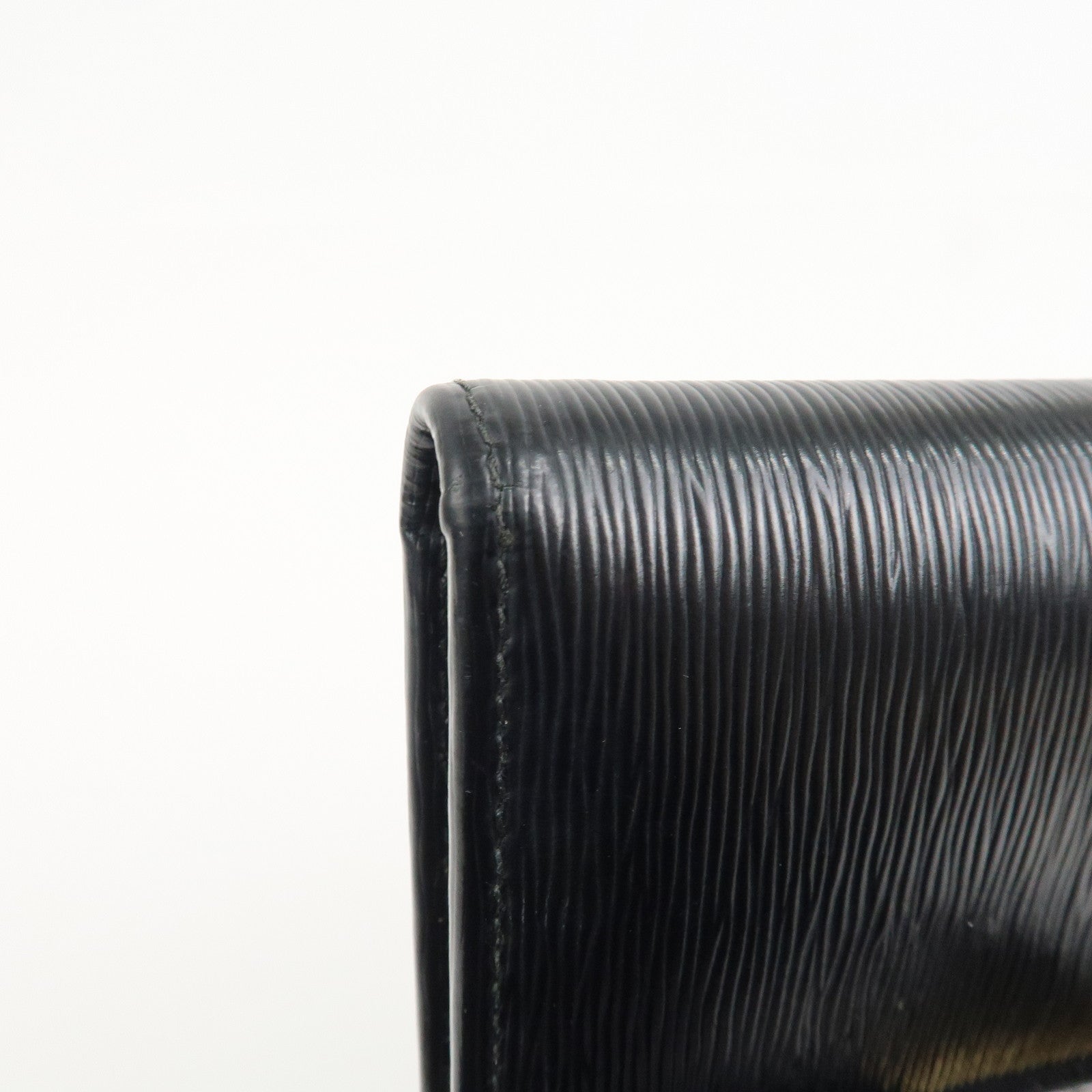 PRADA Vitello Move Leather Bi-fold Compact Wallet Black 1MV204