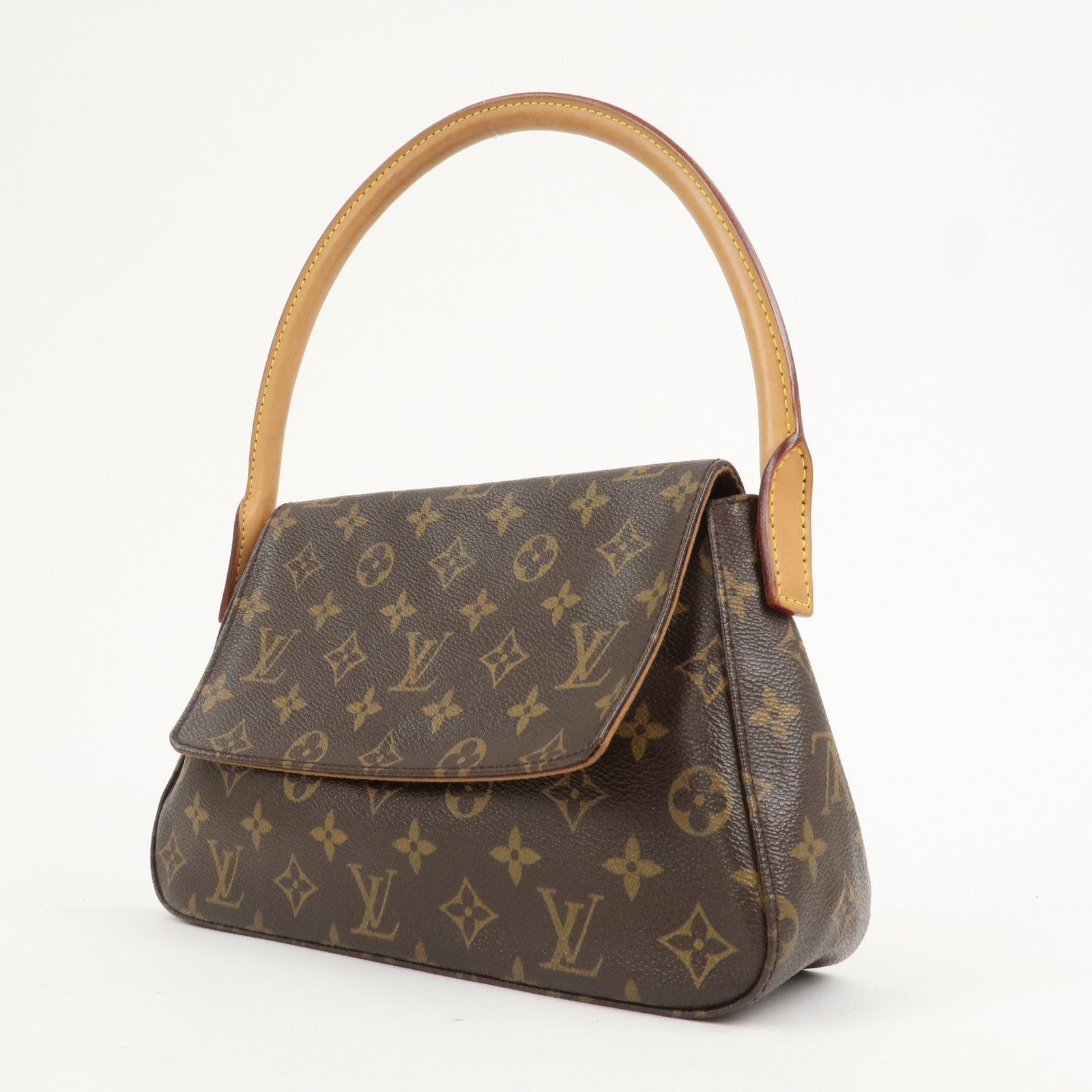 Louis Vuitton Monogram Mini Looping Shoulder Bag Brown M51147