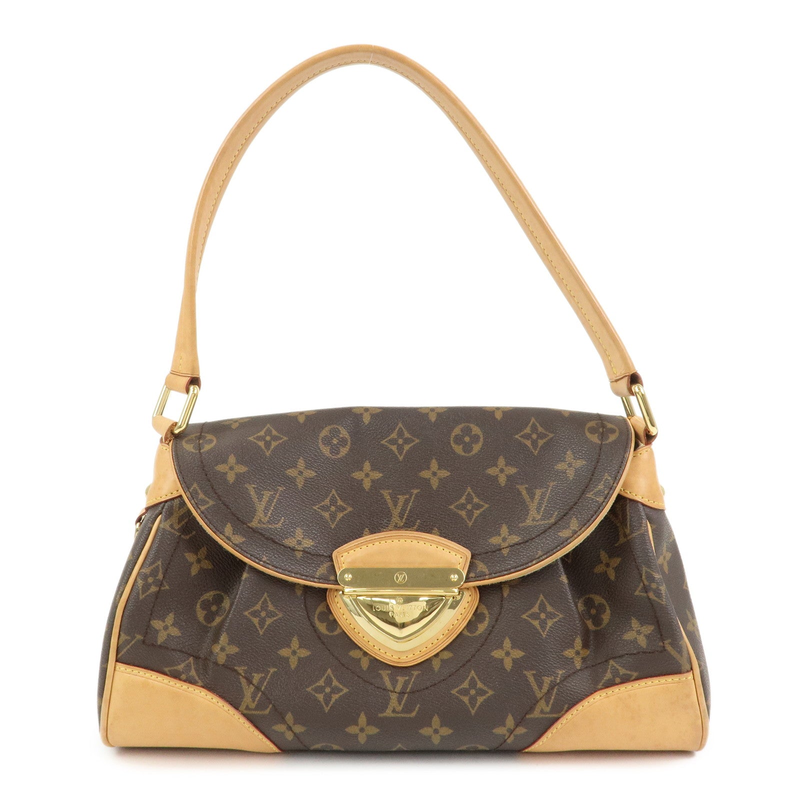 Louis Vuitton Monogram Beverly MM Shoulder Bag Brown M40121
