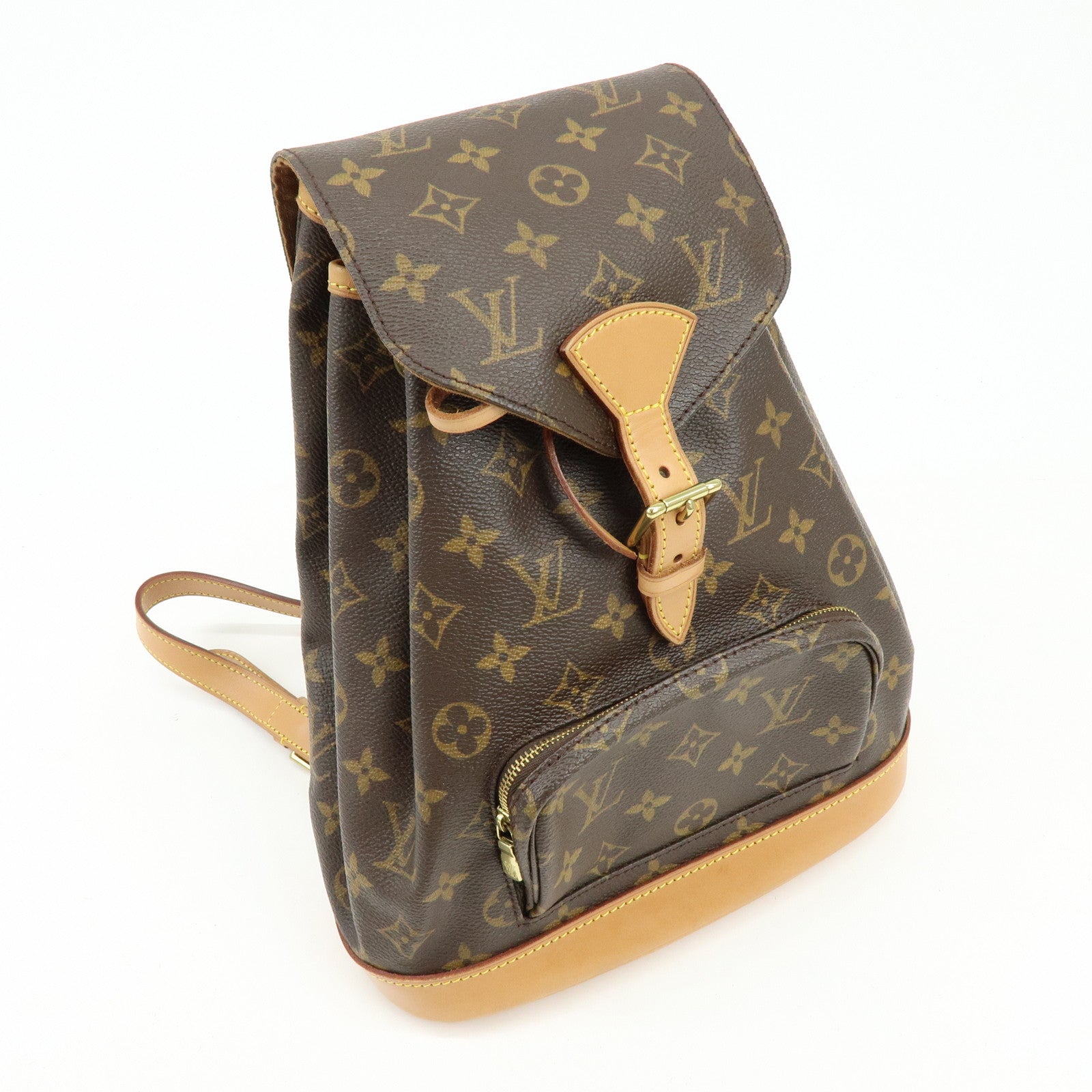 Louis Vuitton Monogram Montsouris MM Backpack Brown M51136