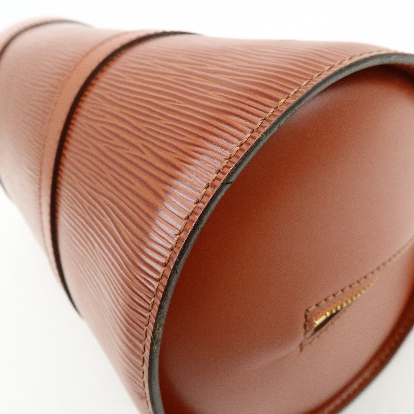 Louis Vuitton Epi Leather Soufflot Hand Bag Kenya Brown M52223