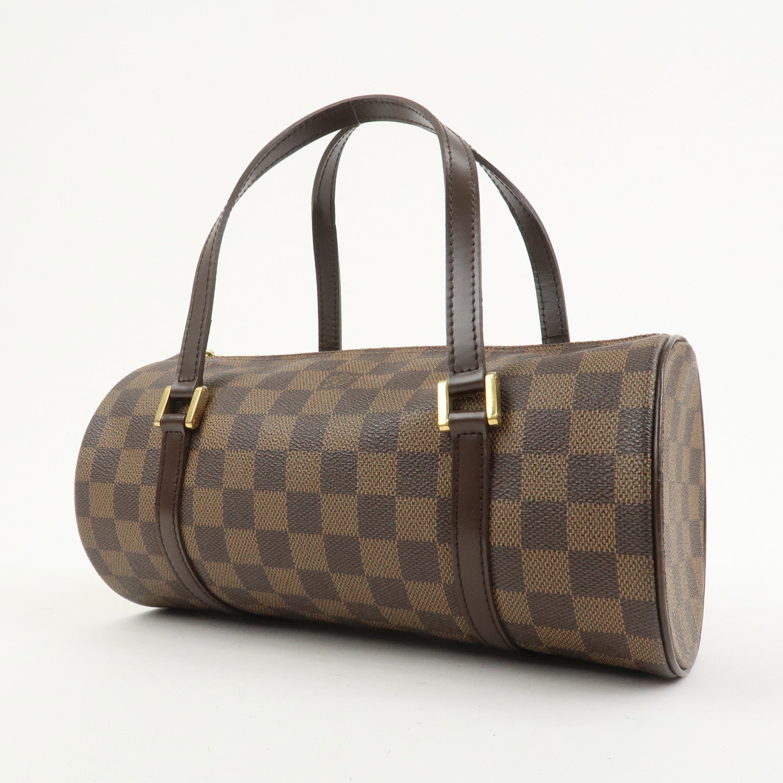 Louis Vuitton Damier Ebene Papillon 26 Hand Bag Brown N51304