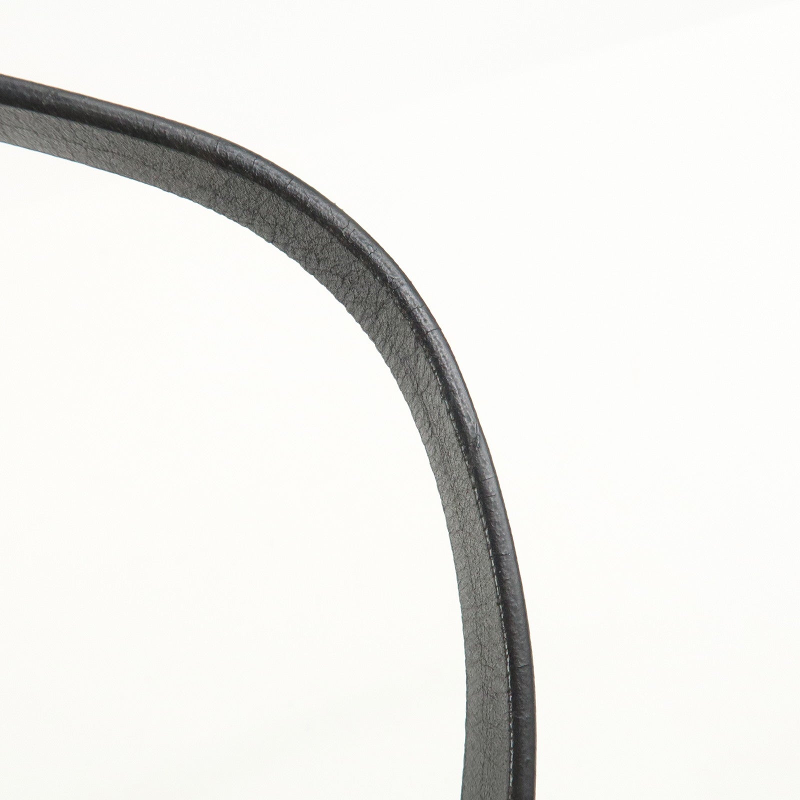 FENDI Zucchino Canvas Leather Shoulder Bag Hand Bag Black