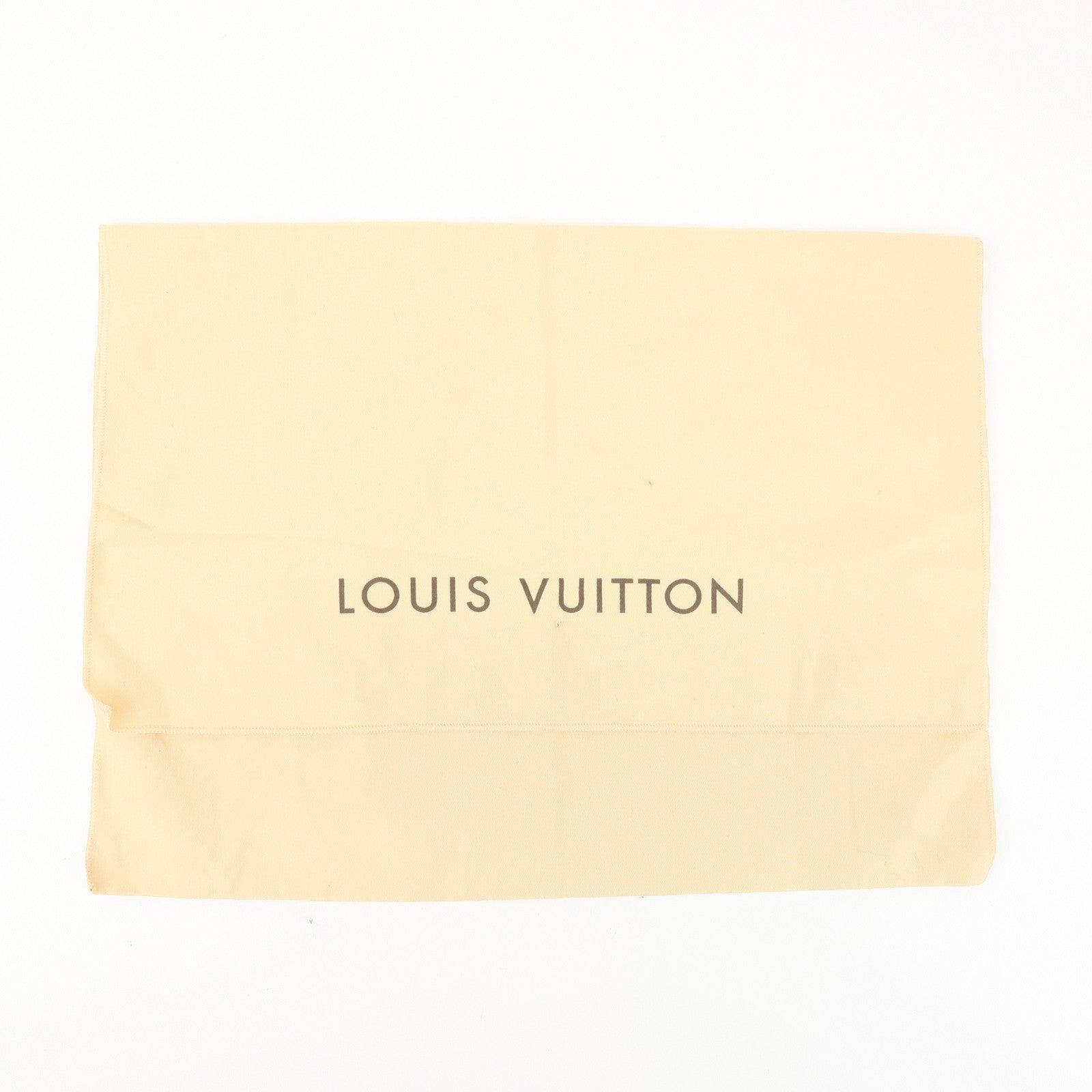 Louis Vuitton Set of 10 Dust Bag Storage Bag Flap Style Beige