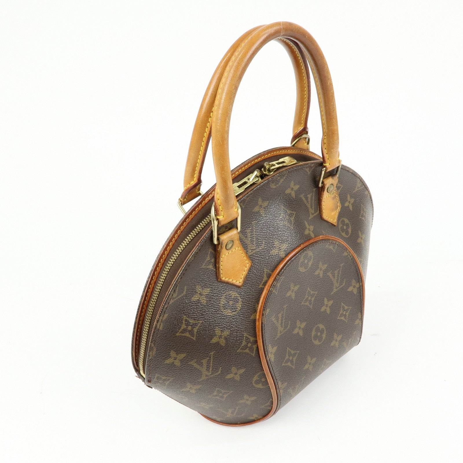 Louis Vuitton Monogram Ellipse PM Hand Bag Brown M51127