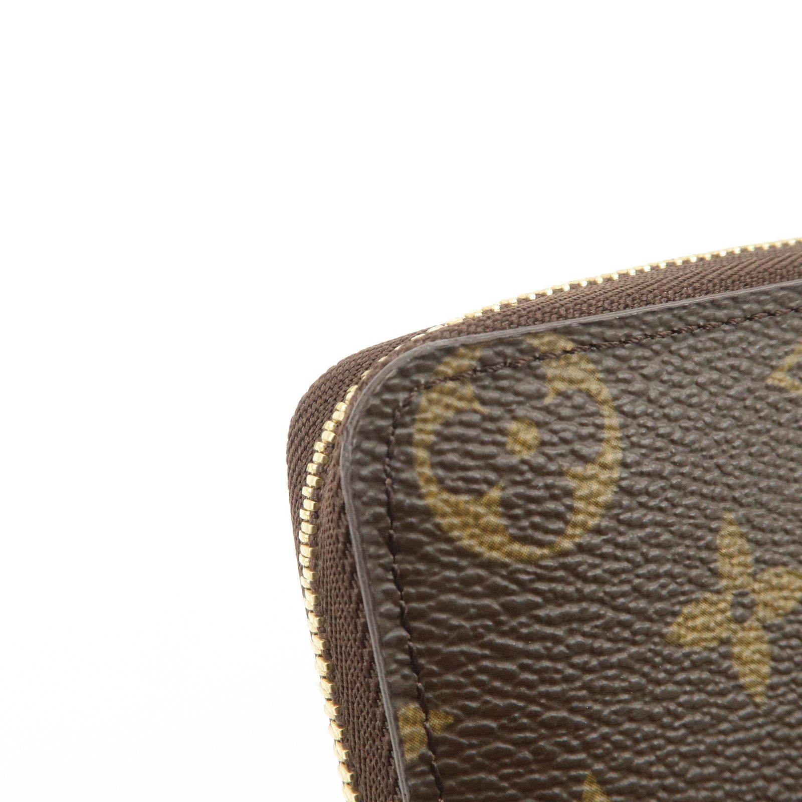 Louis Vuitton Monogram Zippy Coin Purse Coin Case Brown M60067 Used