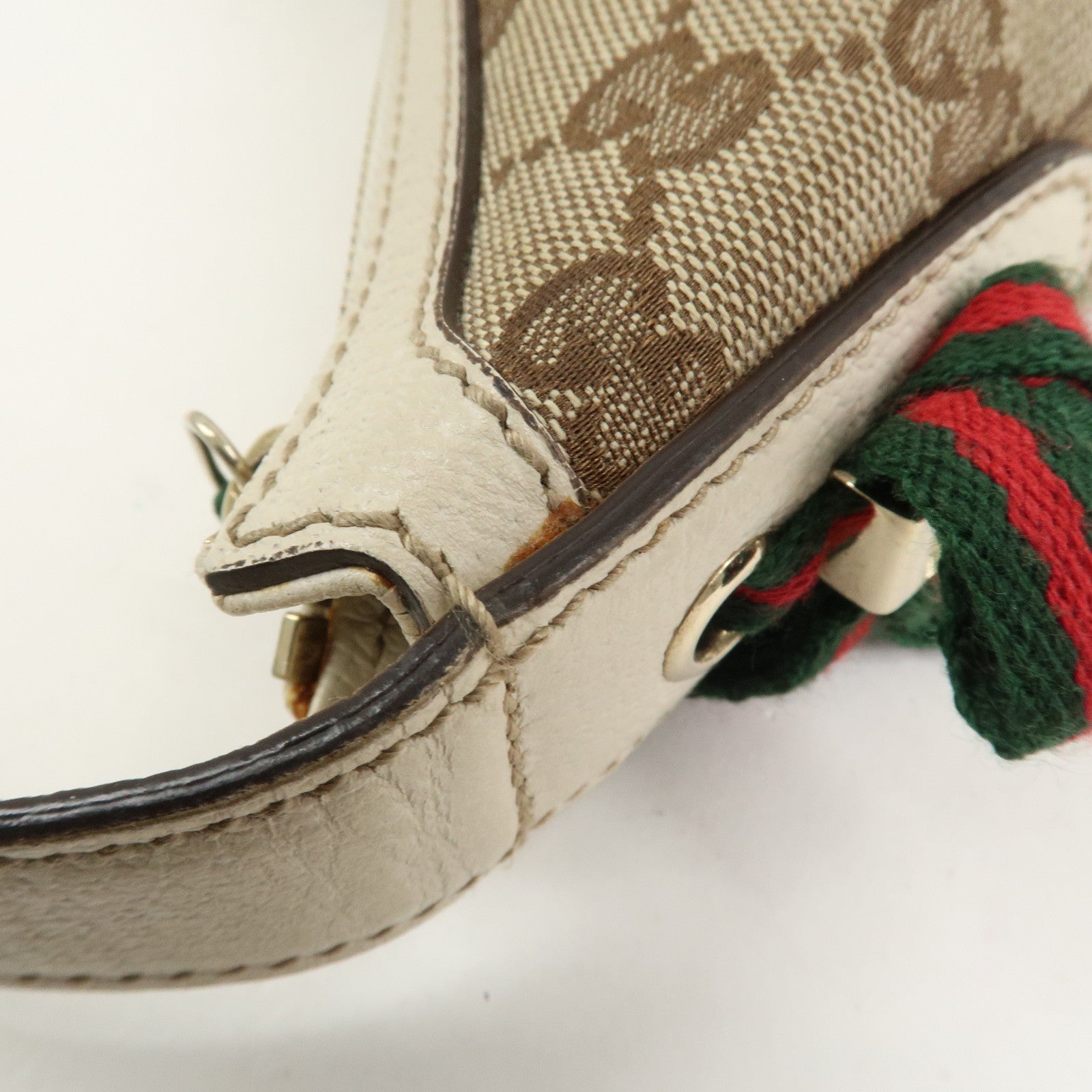 GUCCI Princy Sherry Leather Shoulder Bag Hand Bag Brown 162882