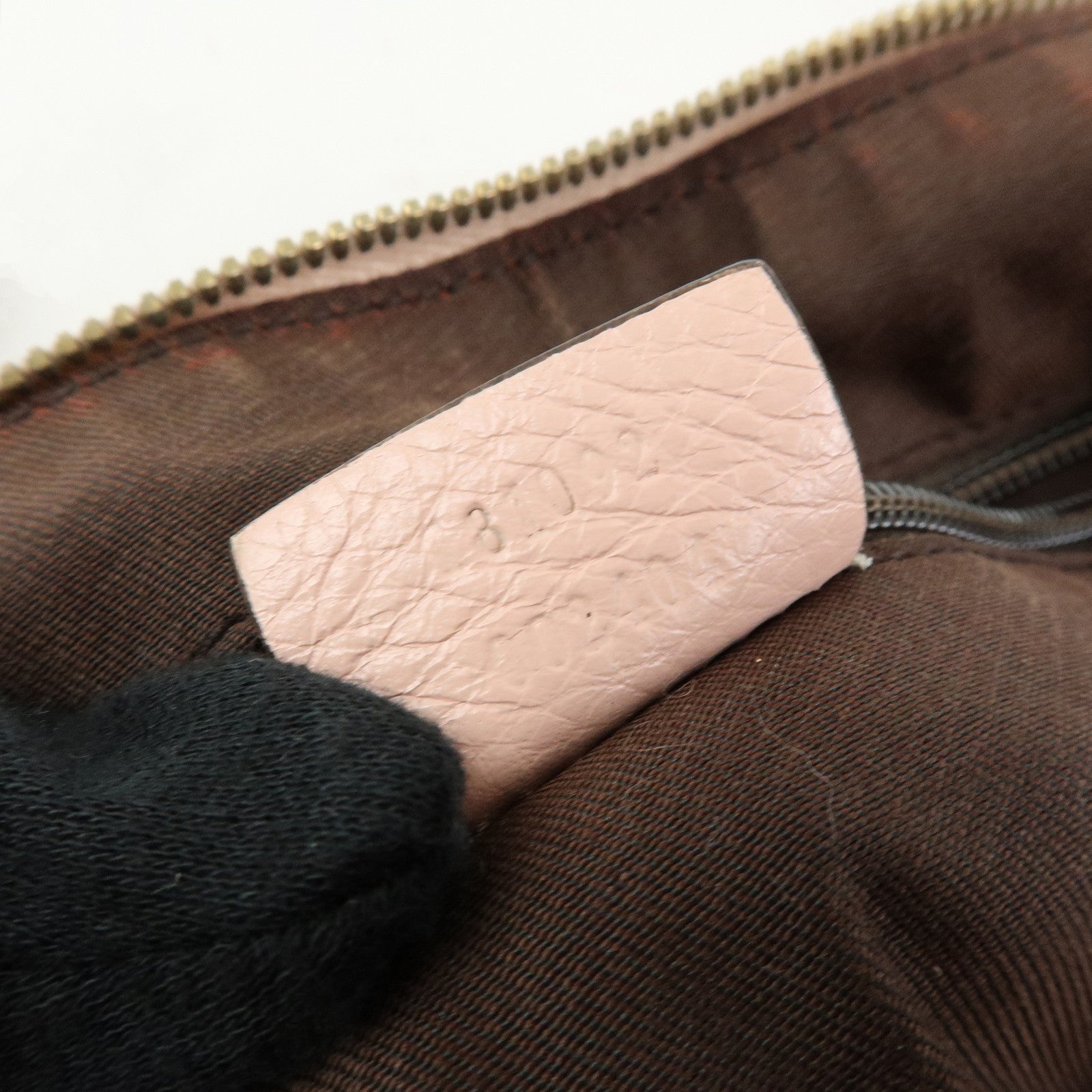 GUCCI Sherry GG Canvas Leather Shoulder Crossbody Bag Beige 181092