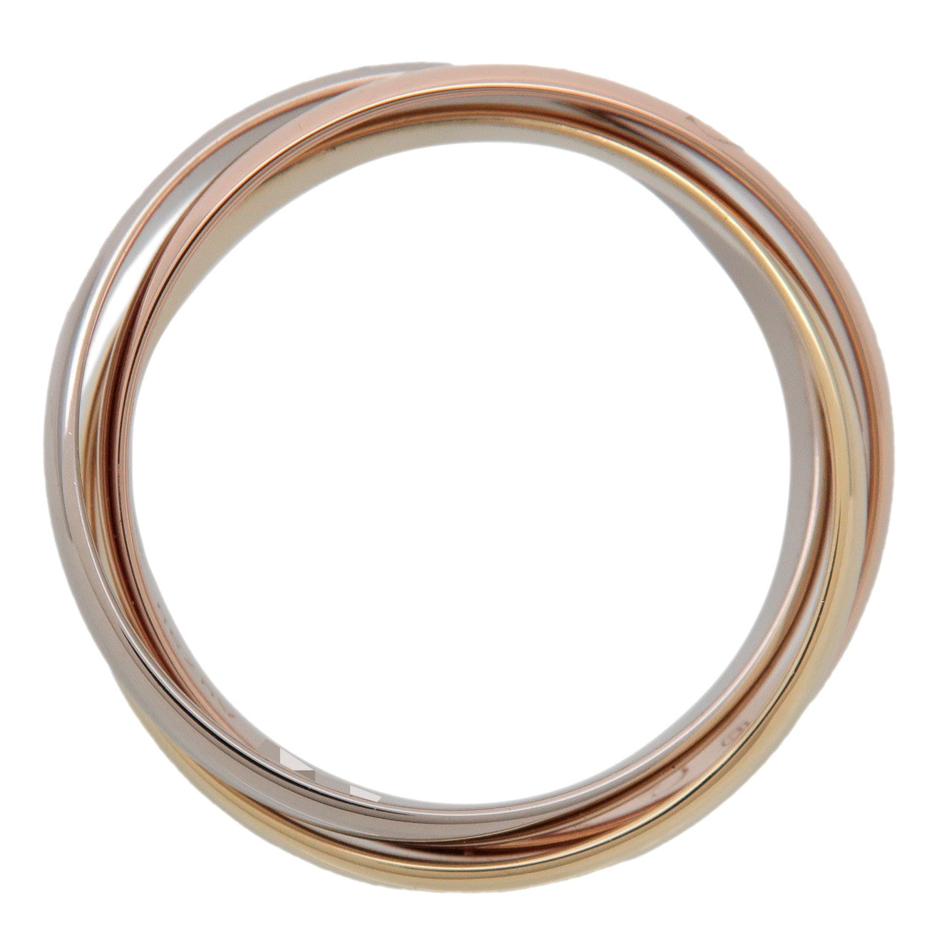 Cartier Trinity Ring SM K18 750YG/PG/WG #52 US6 EU52 HK13.5