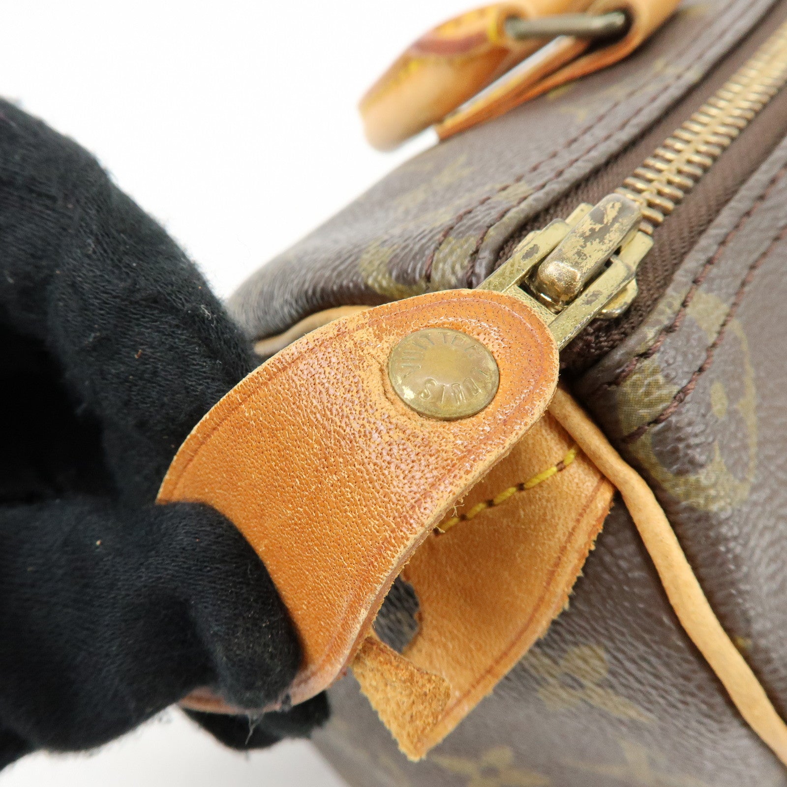Louis Vuitton Monogram Speedy 25 Boston Bag Hand Bag Brown M41528