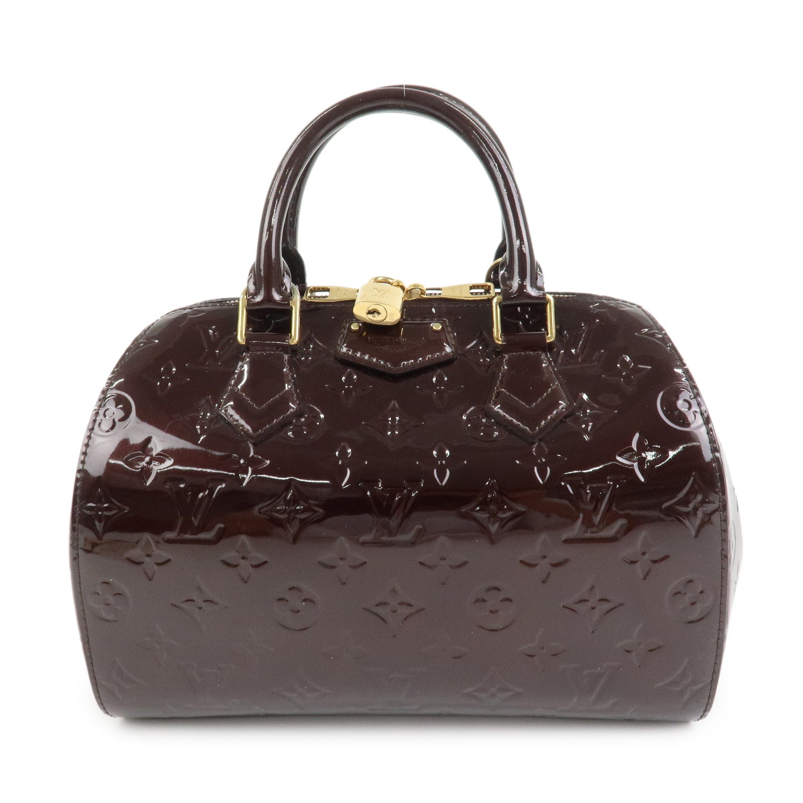 Louis Vuitton Monogram Vernis Montana Hand Bag Amarante M90057