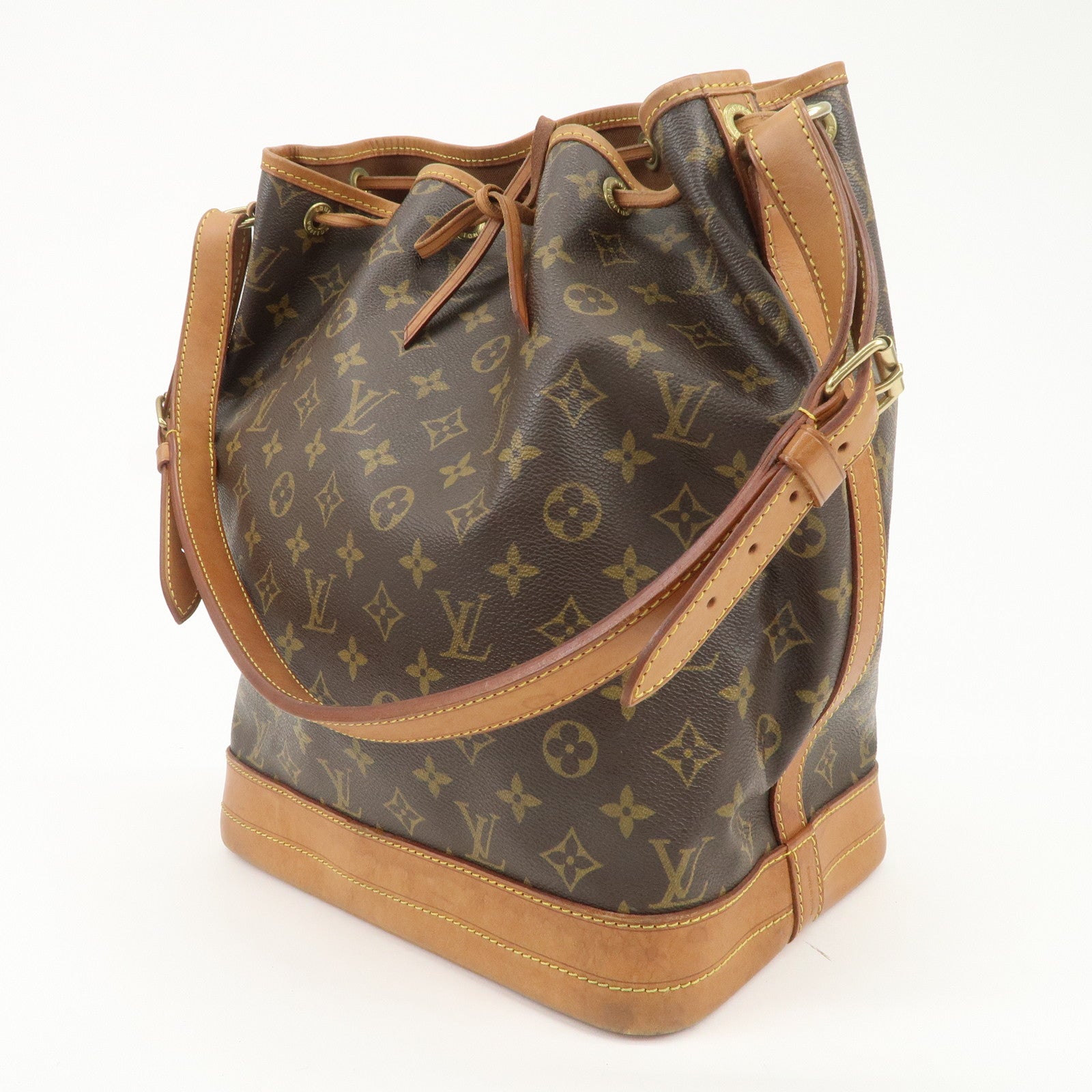 Louis Vuitton Monogram Noe Shoulder Bag Hand Bag Brown M42224