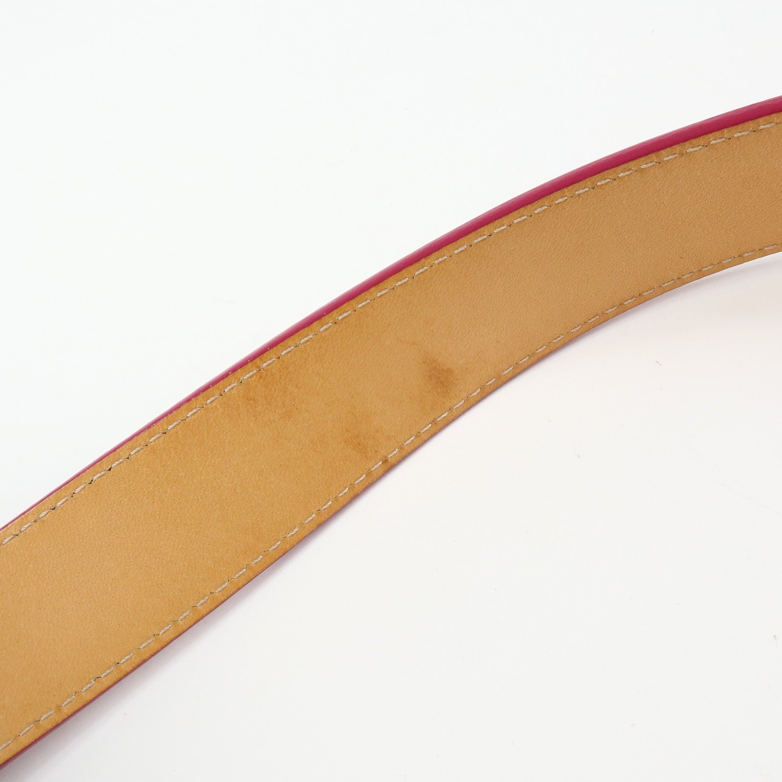 Louis Vuitton Monogram Vernis Leather Ceinture Belt Fuchsia M9798