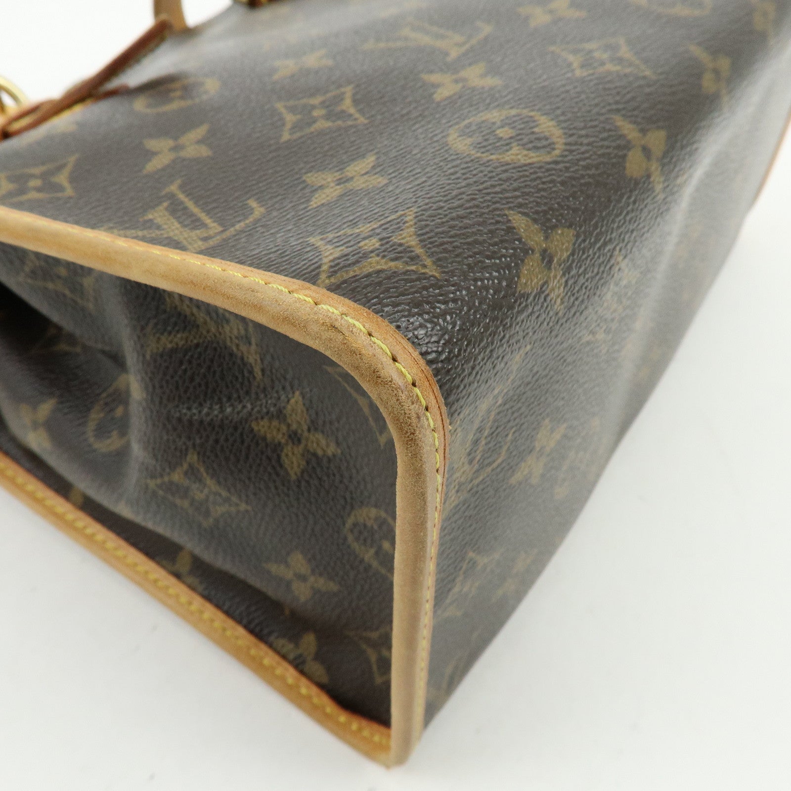Louis Vuitton Monogram Popincourt Haut Shoulder Bag Brown M40007
