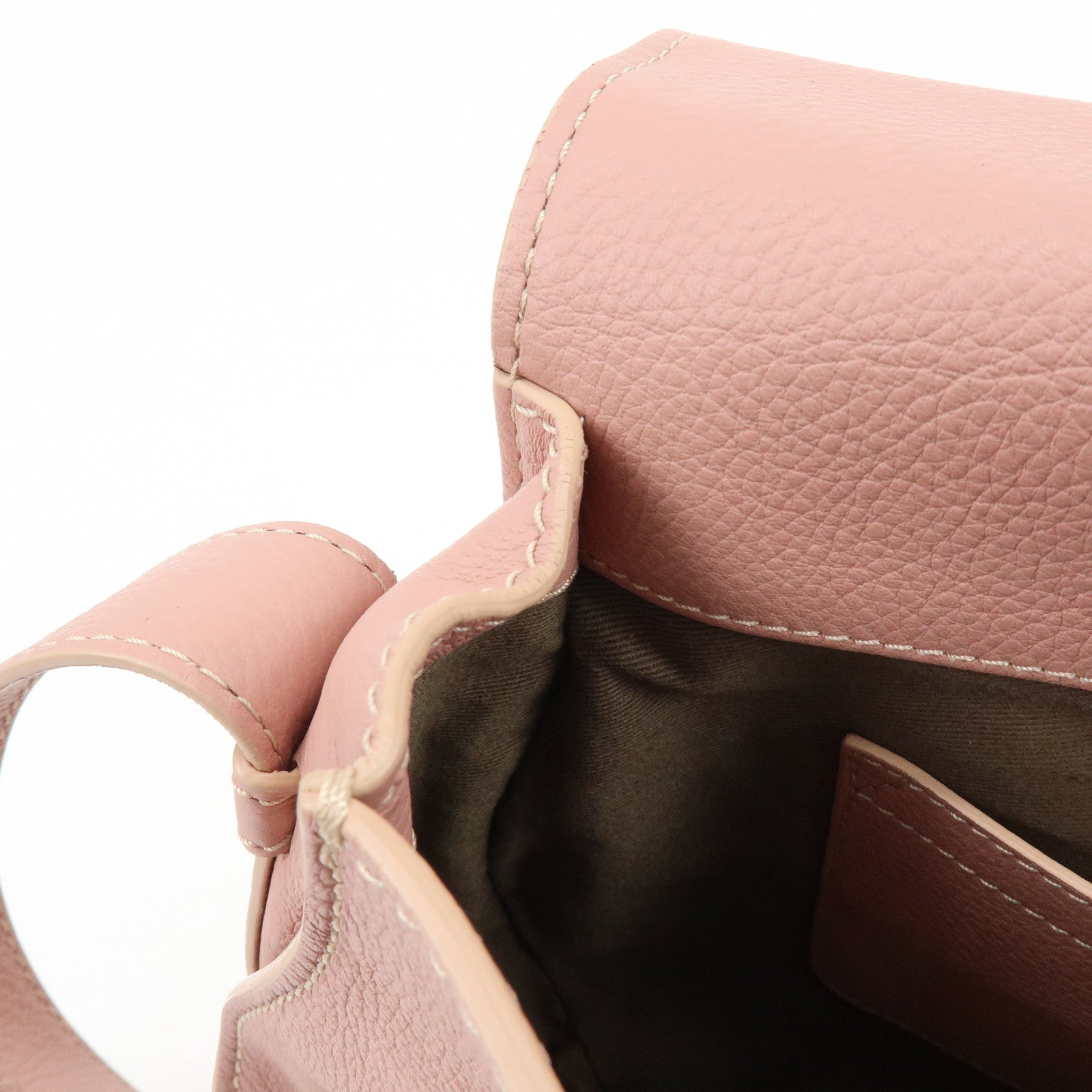 Chloe Marcie Leather Shoulder Bag Crossbody Bag Pink