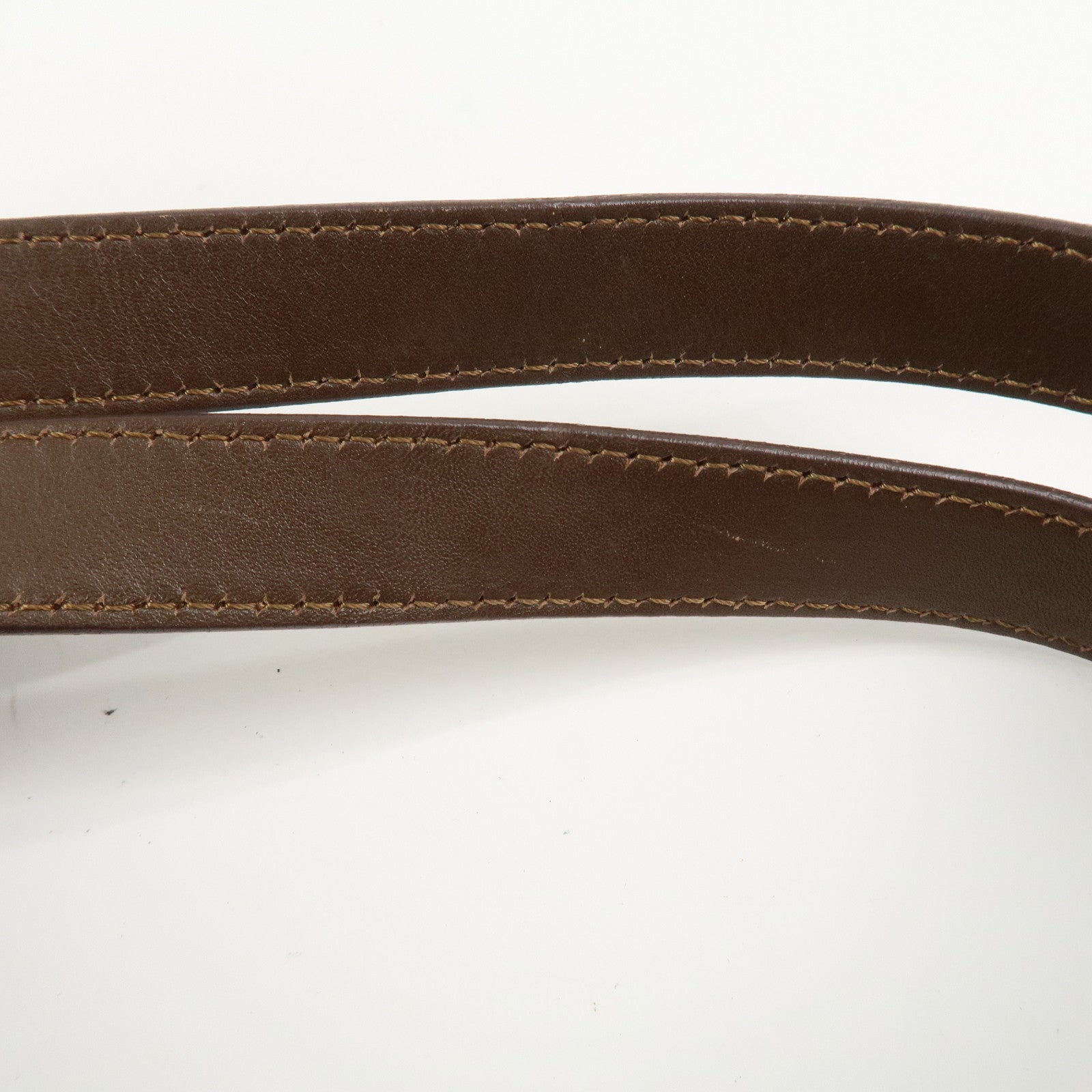 FENDI Zucchino PVC Tote Bag Shoulder Bag Hand Bag Brown 8BH238