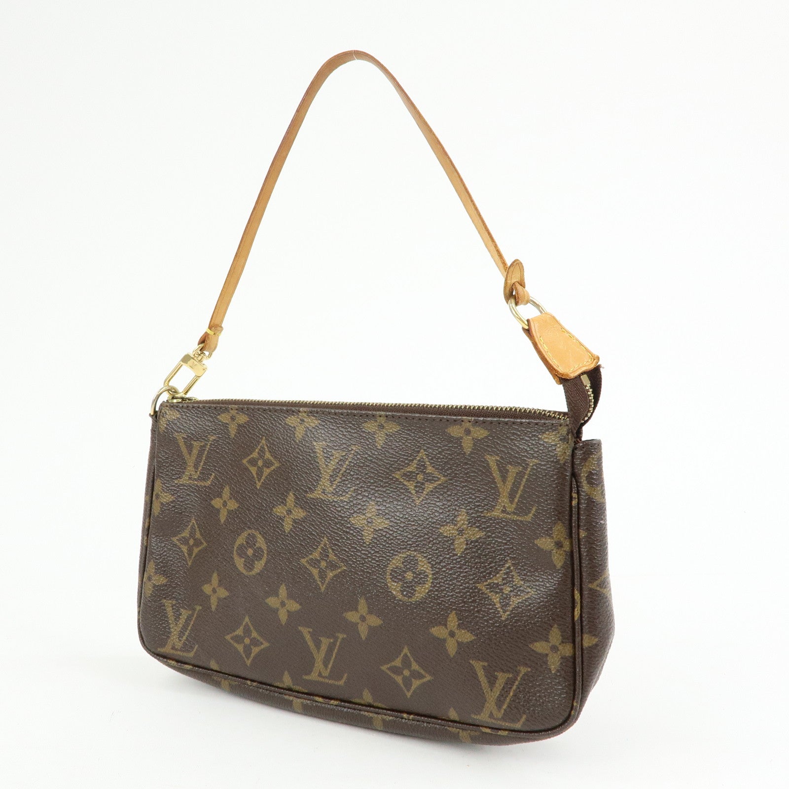 Louis Vuitton Monogram Pochette Accessoires Pouch Hand Bag M51980
