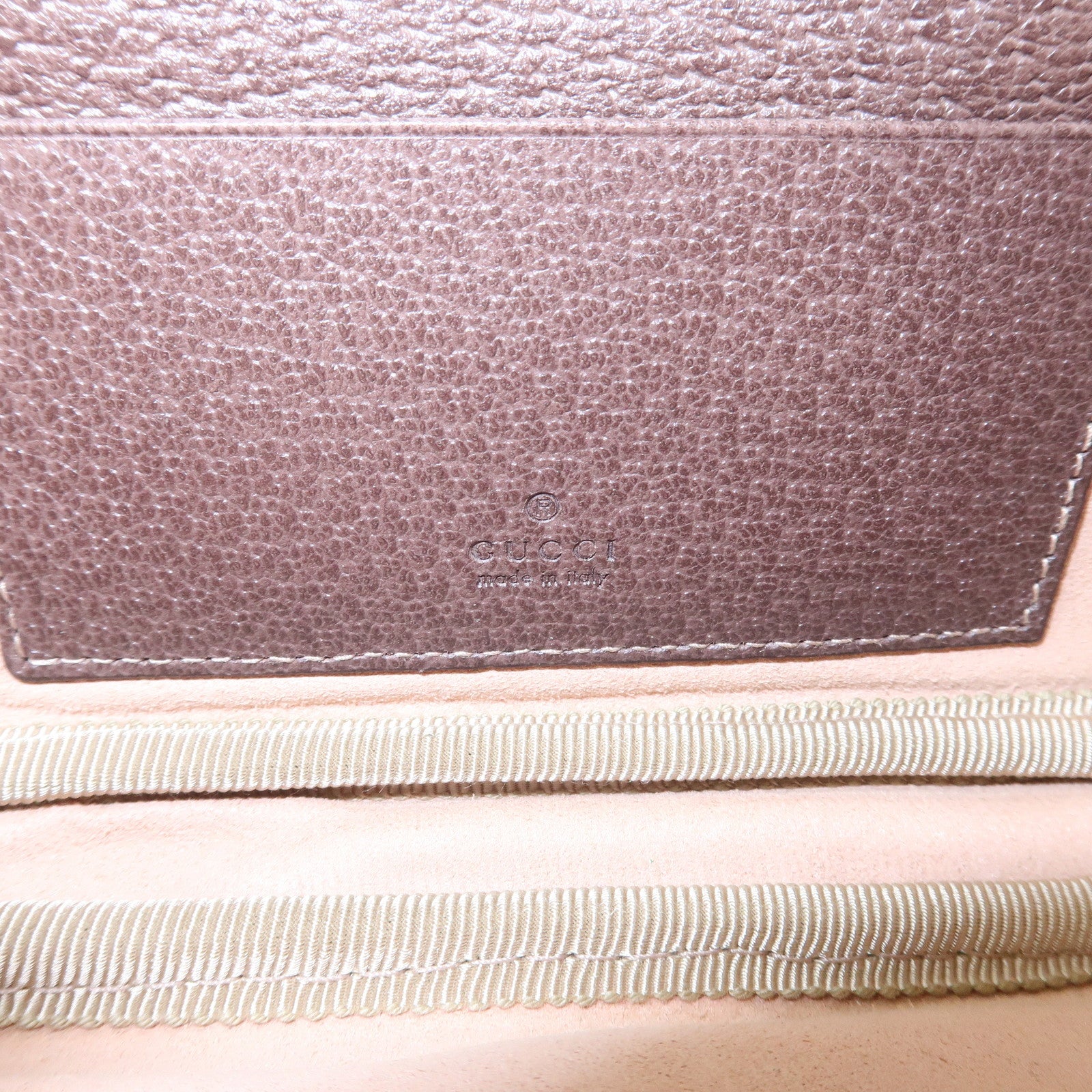 GUCCI Ophidia GG Supreme Leather Waist Bag Brown 519308