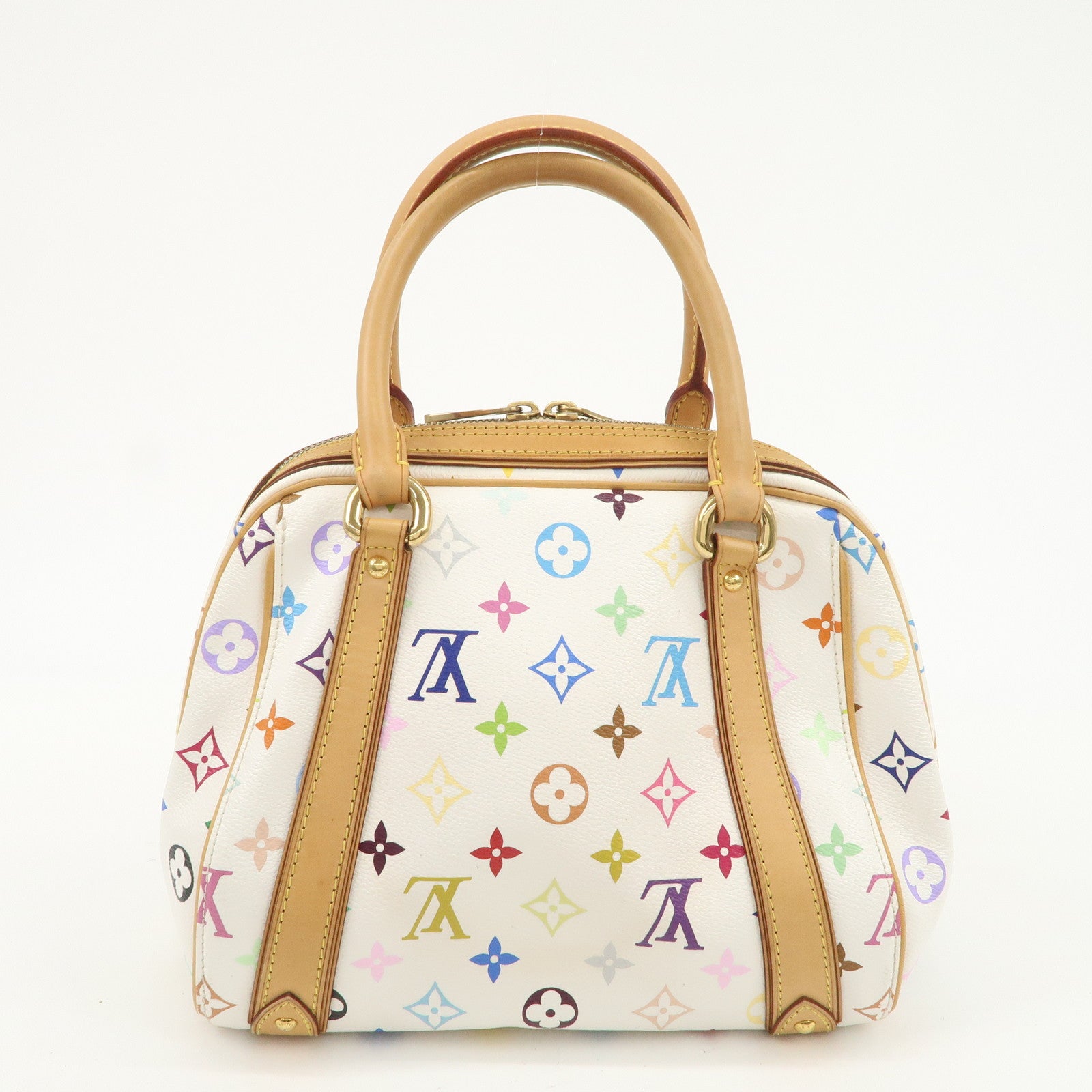 Louis Vuitton Monogram Multicolor Priscilla Hand Bag Blanc M40096