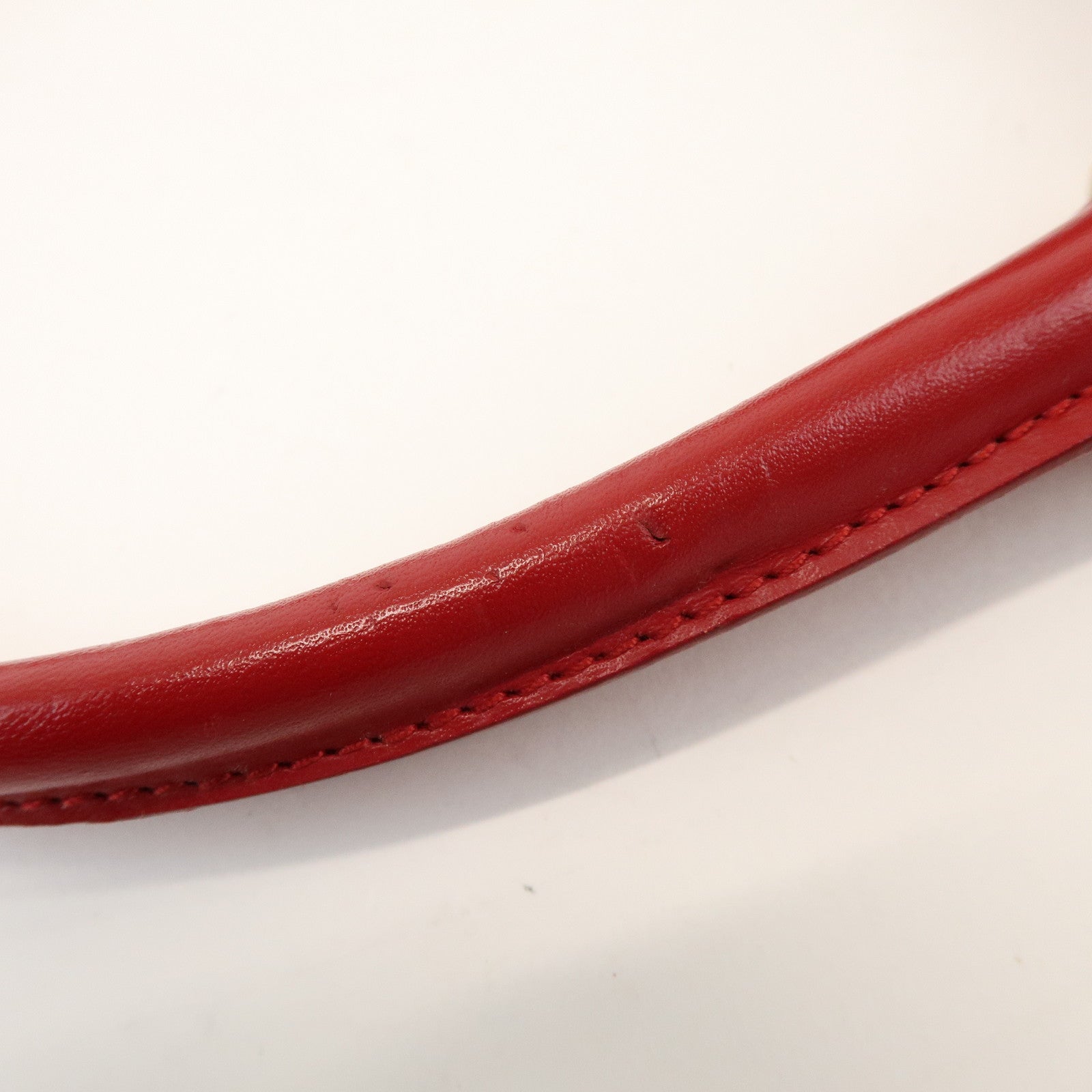 GUCCI Jackie GG Canvas Leather Shoulder Bag Beige Red 002.1068