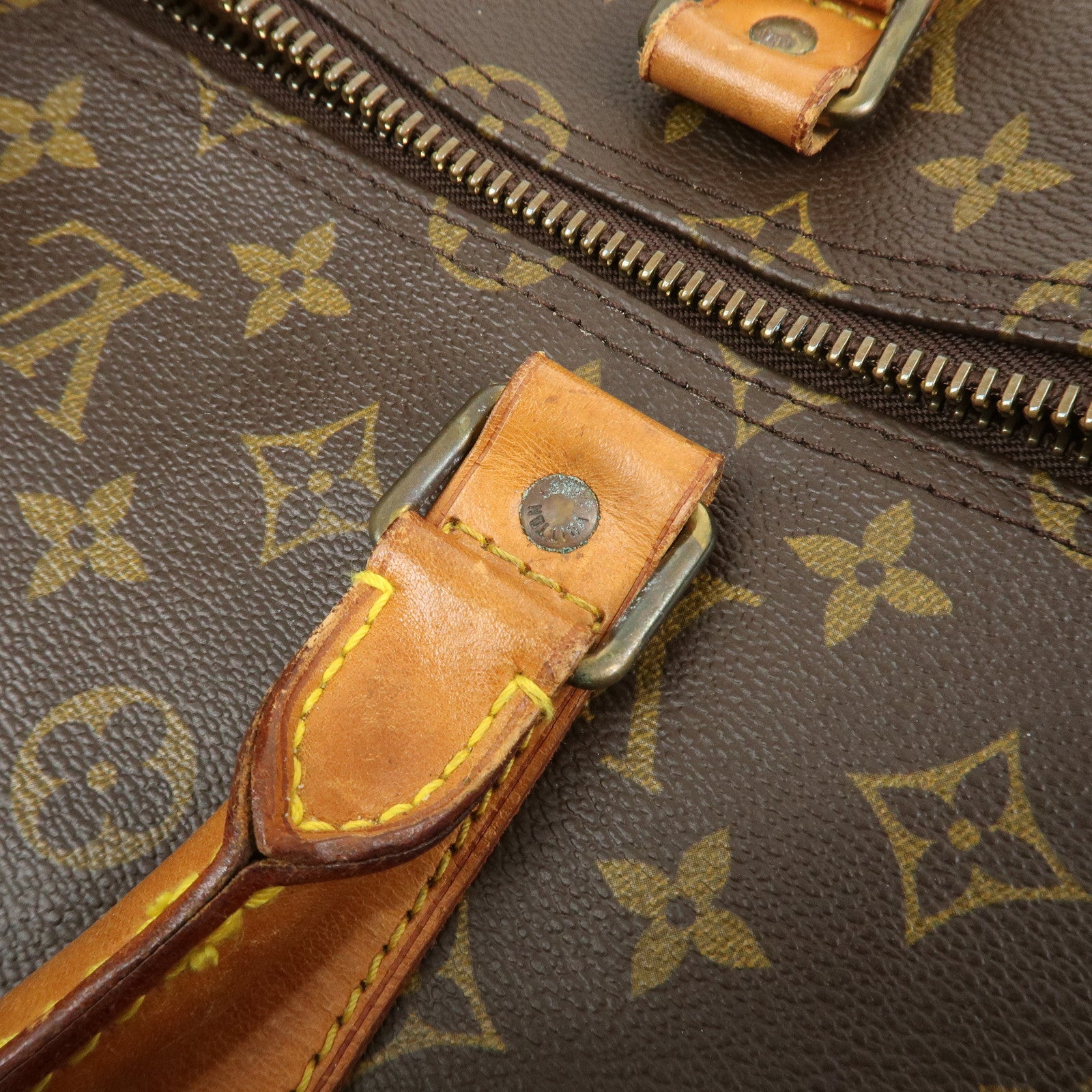 Louis Vuitton Monogram Keep All Bandouliere 55 Boston Bag M41414