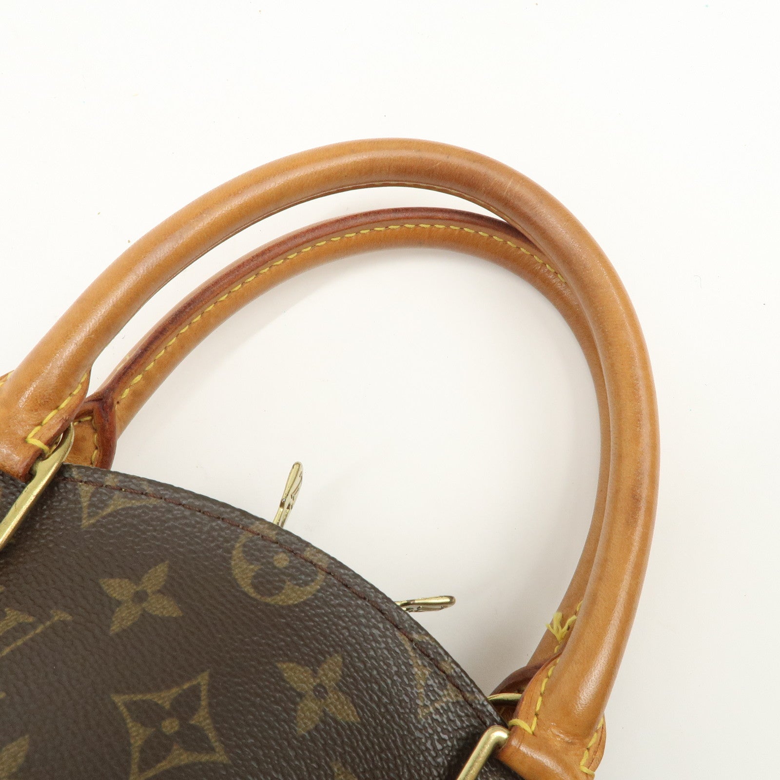 Louis Vuitton Monogram Canvas Ellipse PM Hand Bag Brown M51127