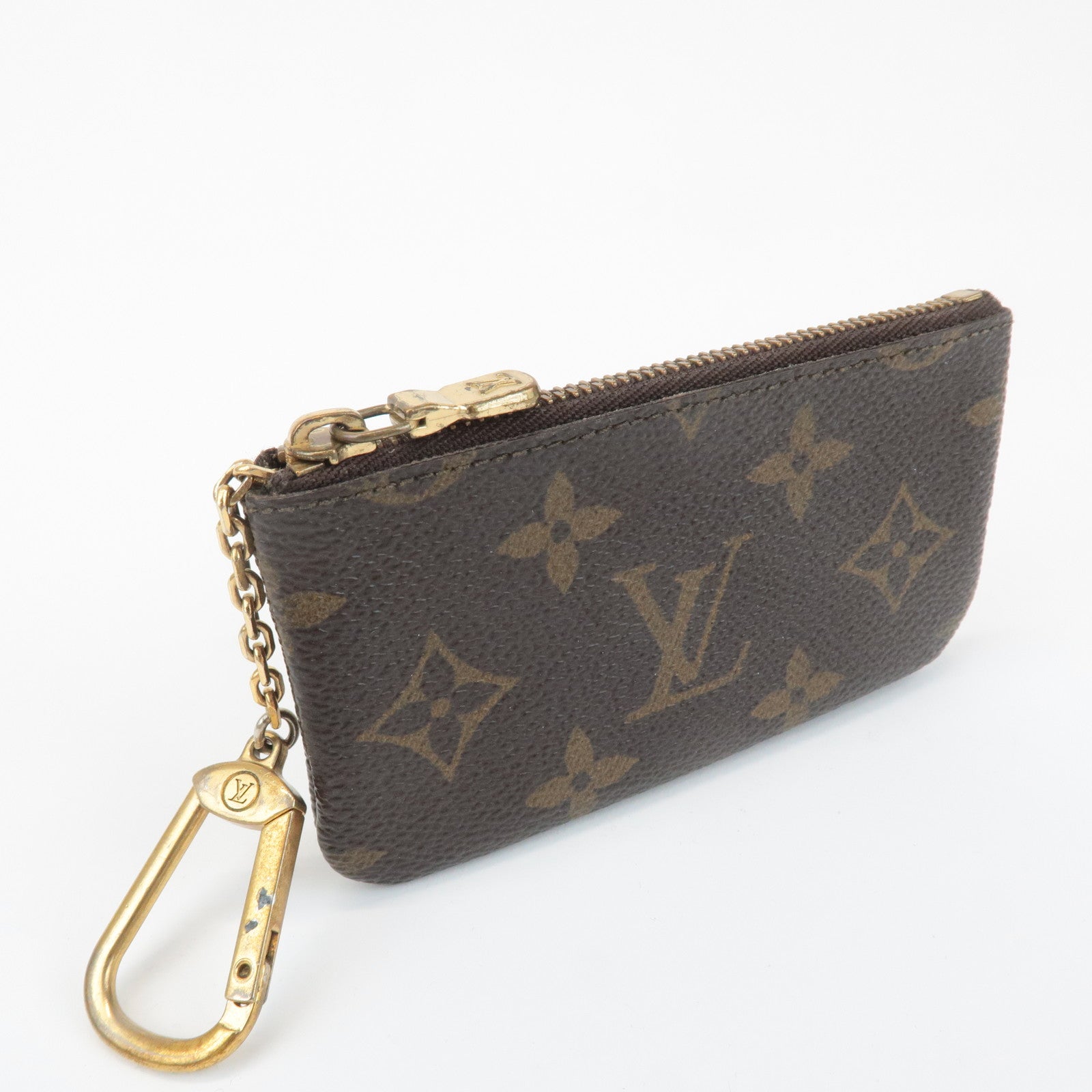 Louis Vuitton Monogram Pochette Cles Coin Case Key Case M62650