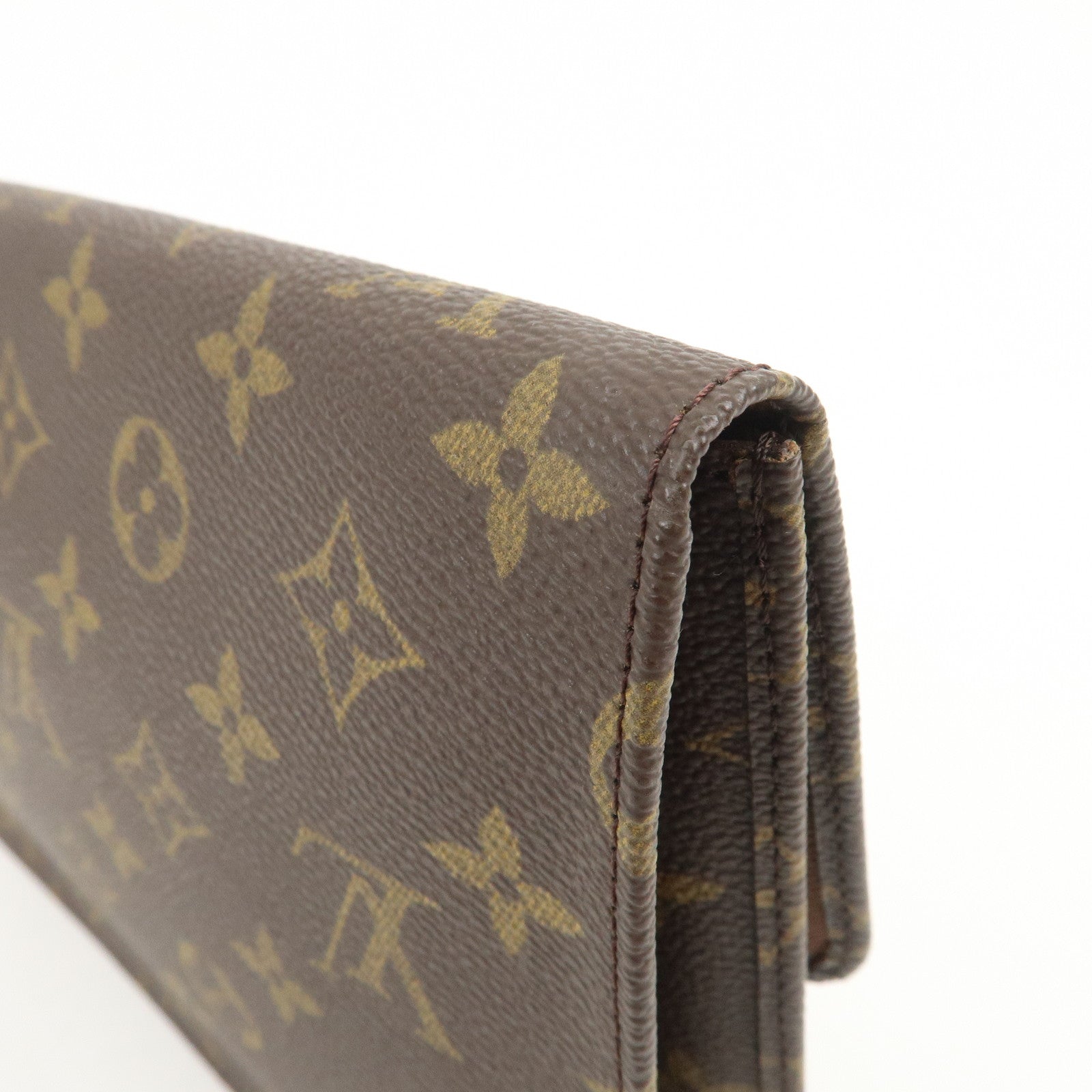 Louis Vuitton Monogram Pochette Lava 23 Clutch Bag Brown M51940