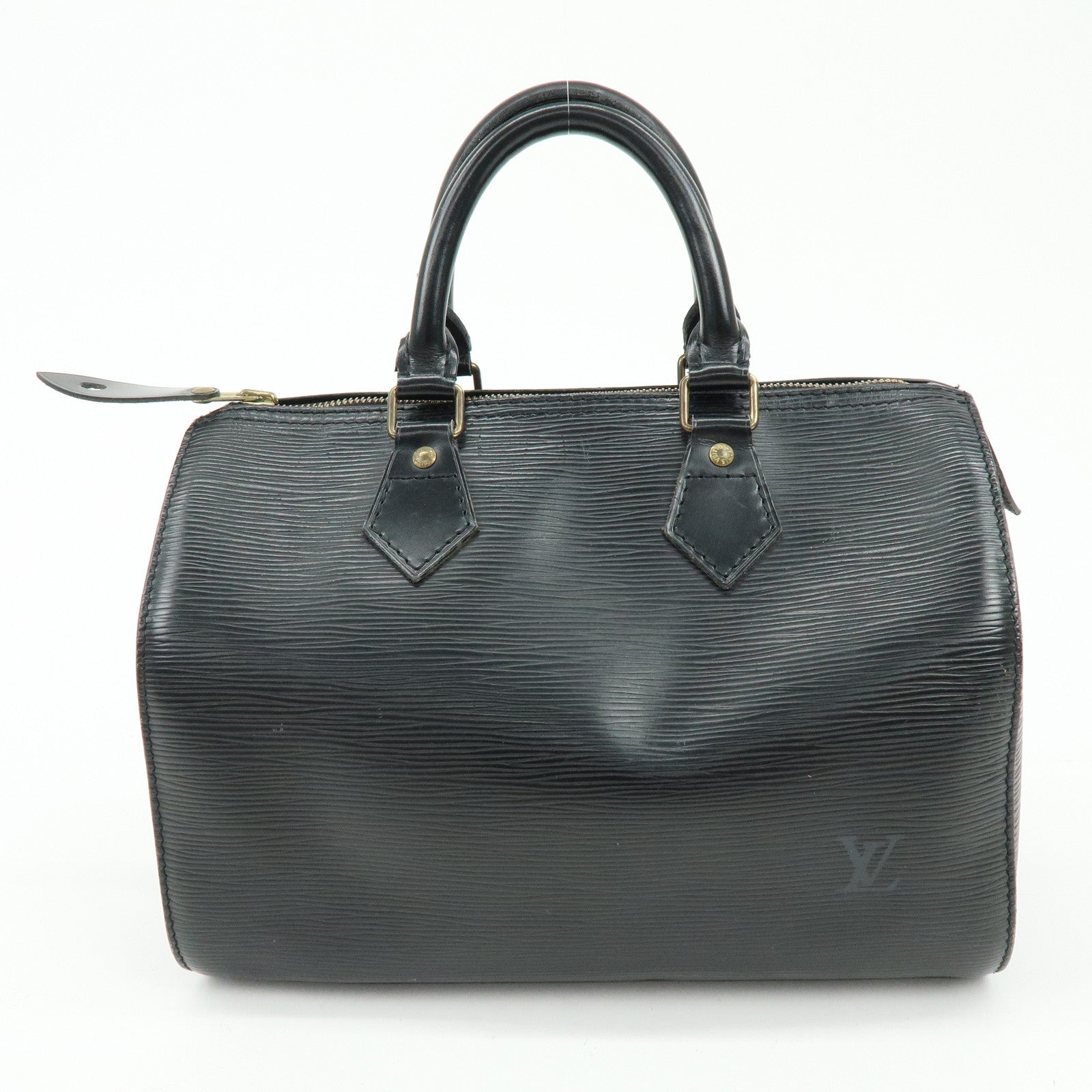 Louis Vuitton Epi Speedy 25 Boston Bag Hand Bag Noir Black M43012