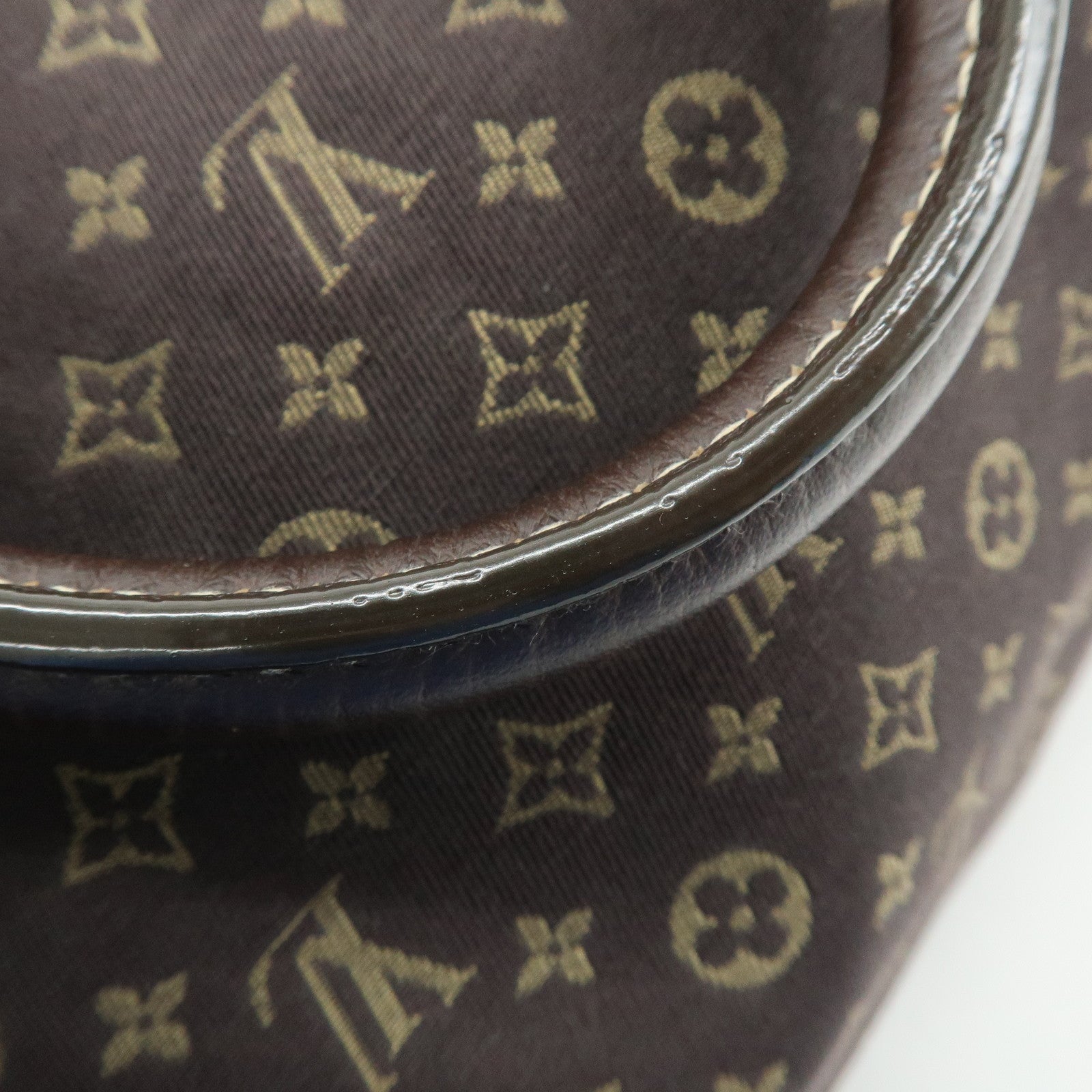 Louis Vuitton Monogram Mini Lin Speedy 30 Boston Bag Ebene M95224