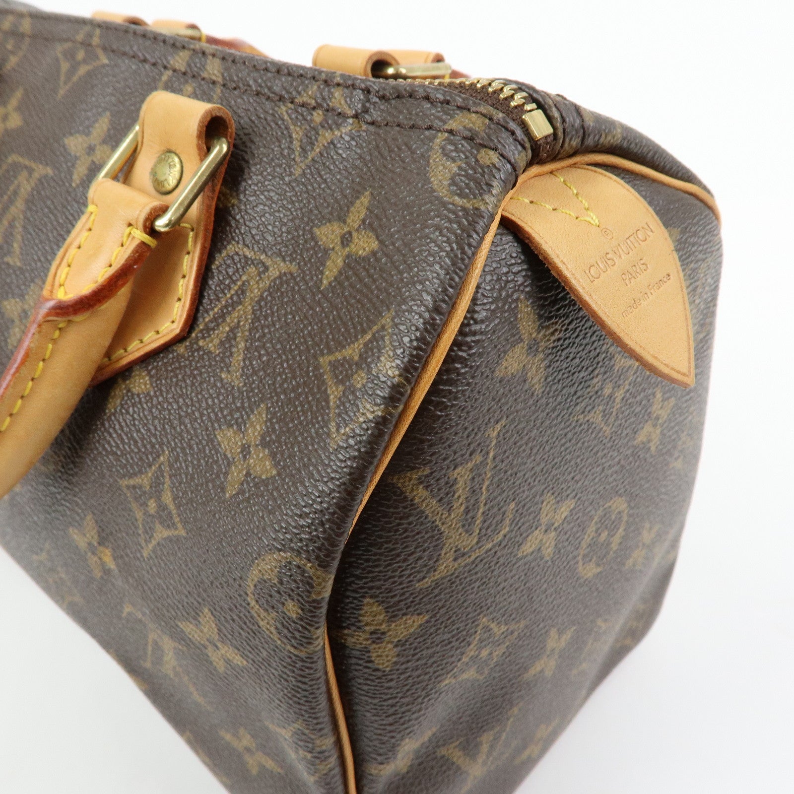 Louis Vuitton Monogram Speedy 25 Boston Bag Hand Bag Brown M41528