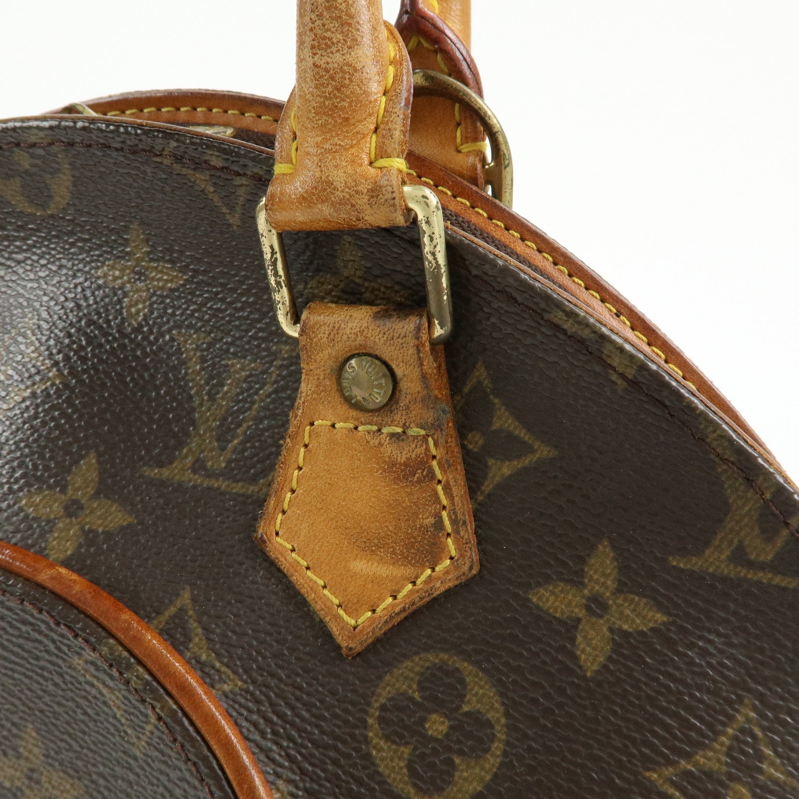 Louis Vuitton Monogram Ellipse PM Hand Bag Brown M51127