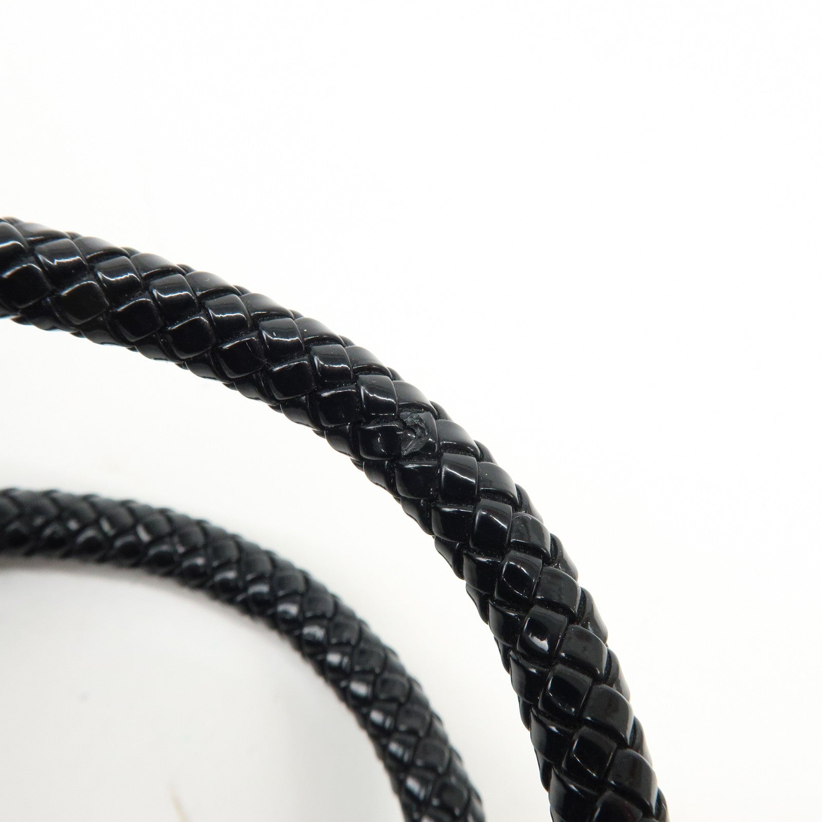 ANTEPRIMA PVC Wire Bag Ribbon 2Way Bag Hand Bag Black