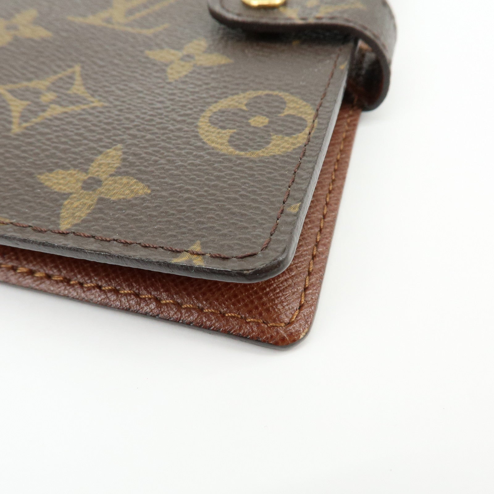 Louis Vuitton Monogram Agenda PM Planner Cover Brown R20005