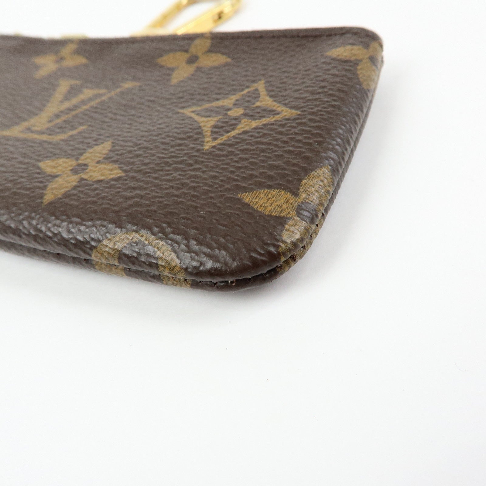 Louis Vuitton Monogram Pochette Cles Coin Case Key Case  M62650