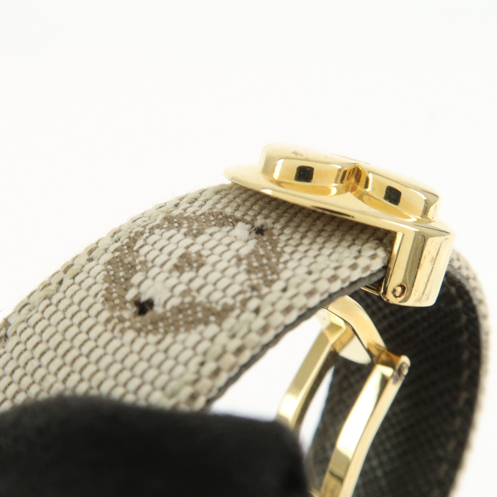 Louis Vuitton Monogram Mini Canvas Good Luck Bracelet Khaki M64458