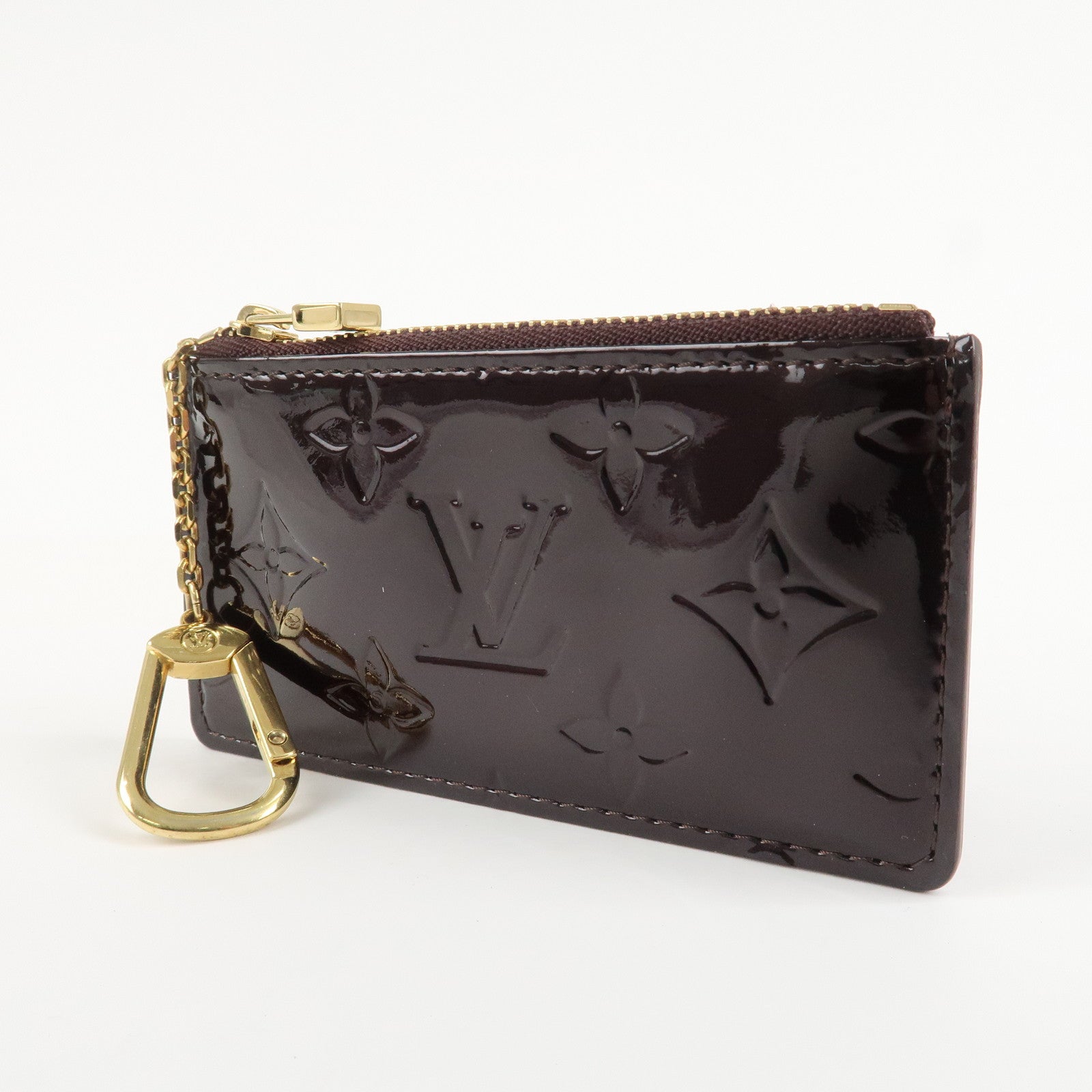 Louis Vuitton Monogram Vernis Pochette Cles Coin Case Key Case M93518 Used