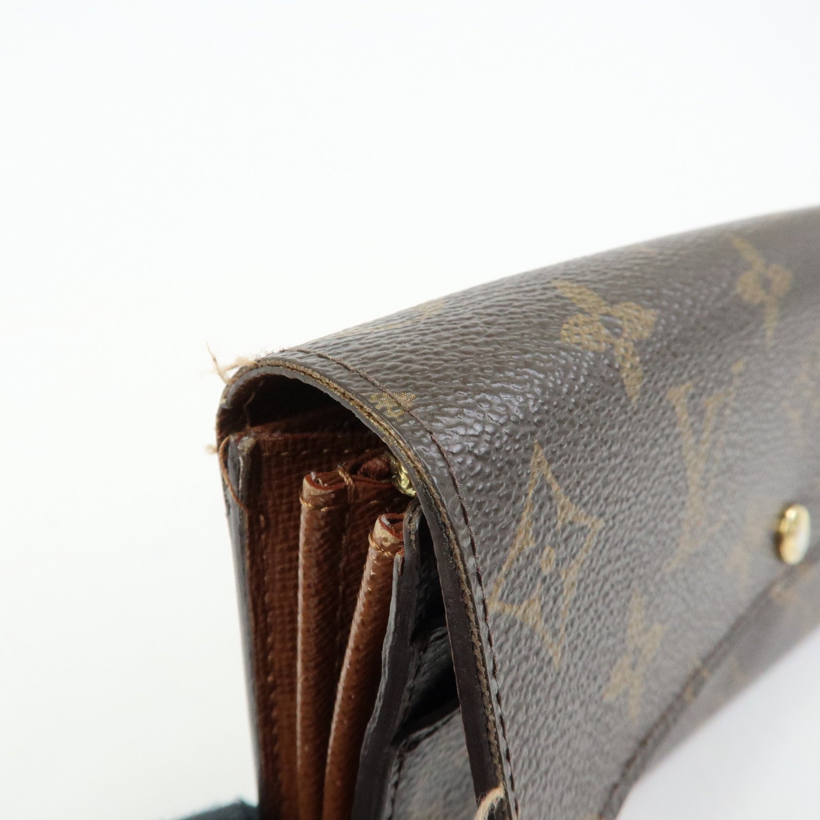 Louis Vuitton Monogram Portefeuille Sarah Long Wallet Brown M61734