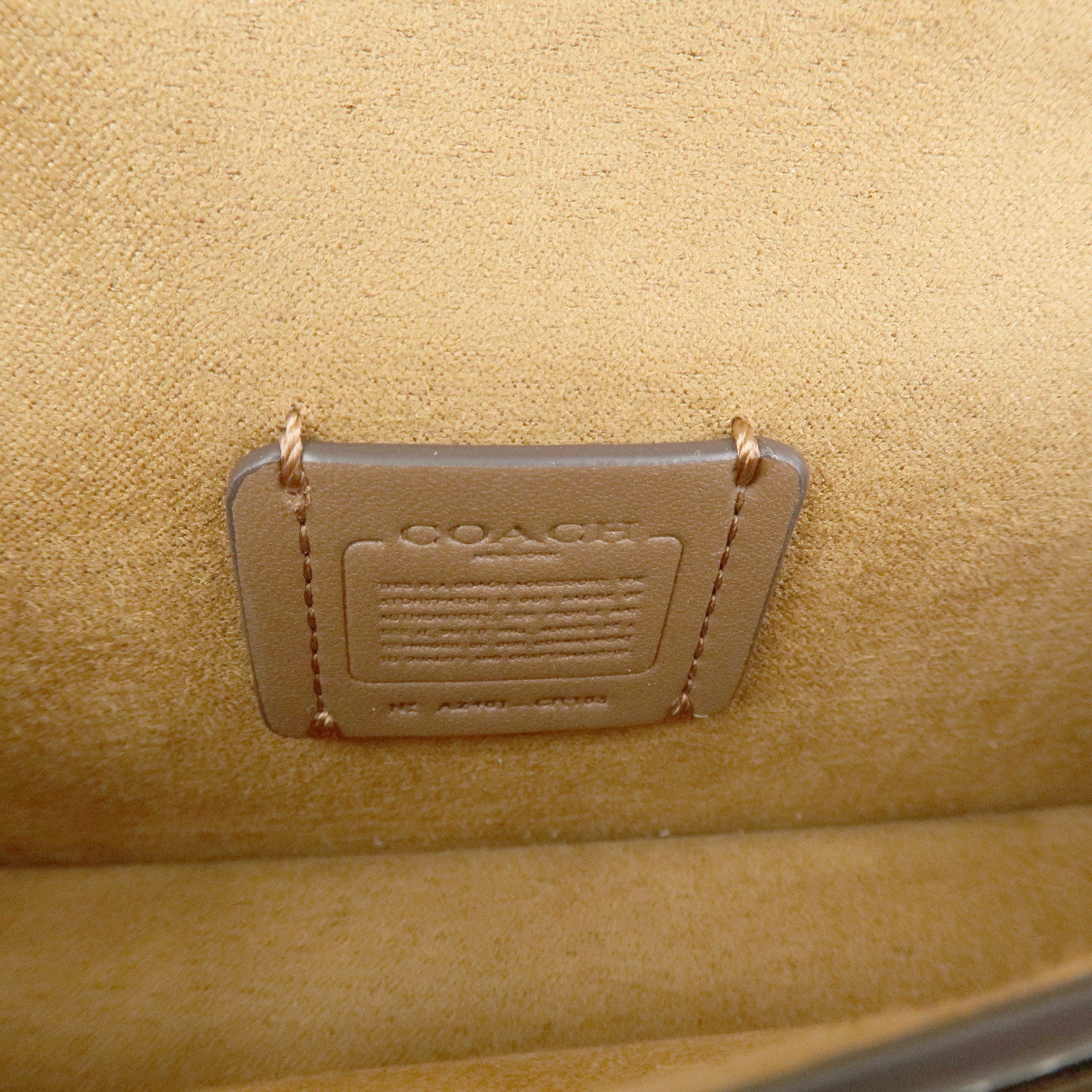 COACH Elaiza Leather Flap Crossbody Shoulder Bag Floral Print