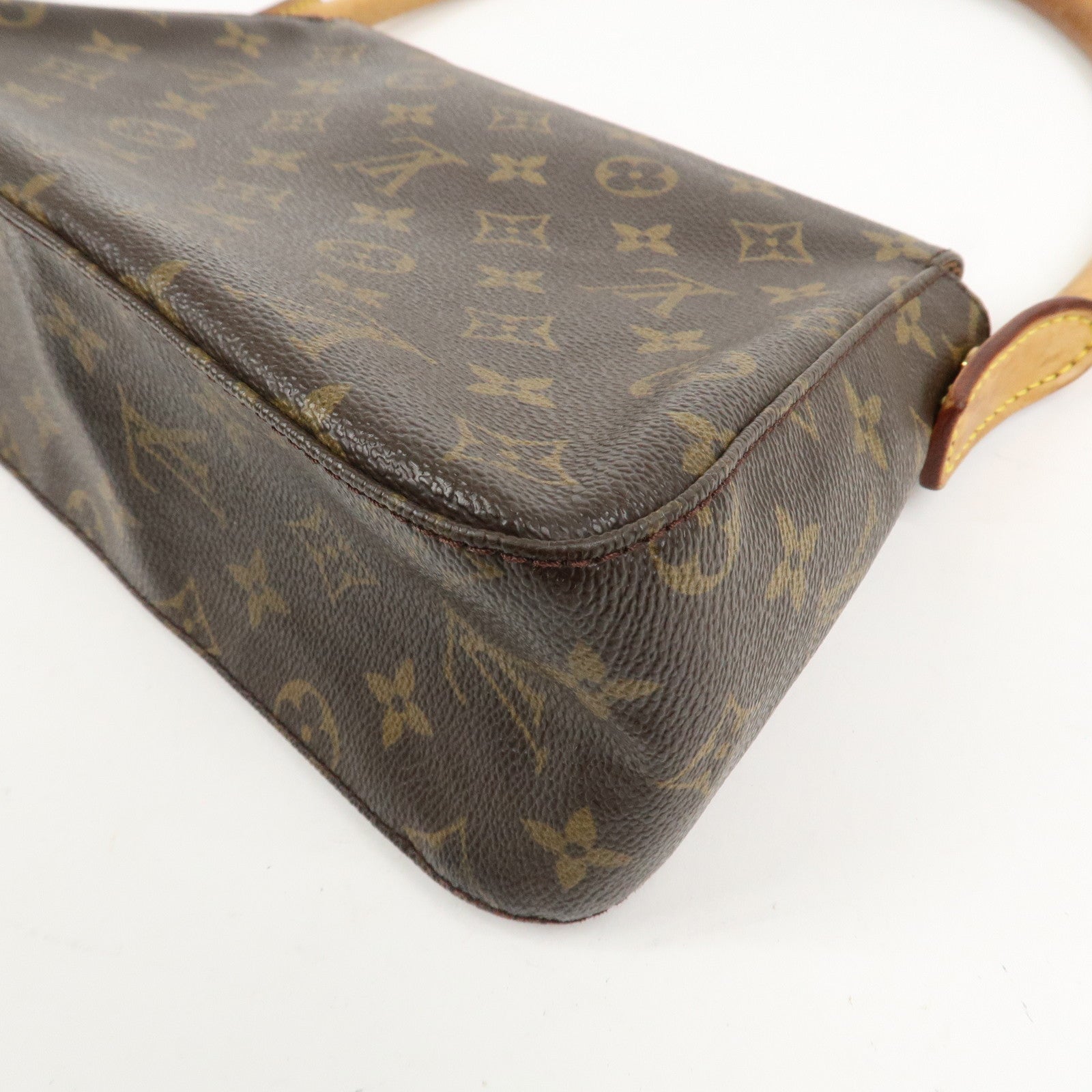 Louis Vuitton Monogram Mini Looping Shoulder Bag Brown M51147