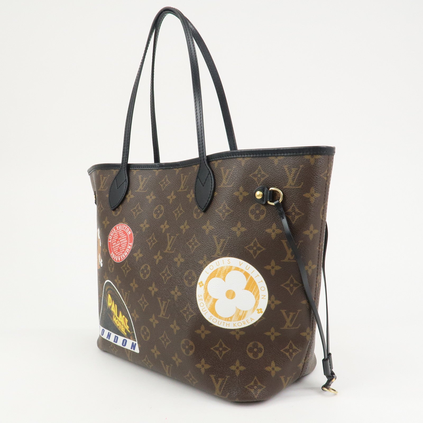 Louis Vuitton LV World Tour Monogram Neverfull MM Tote Bag M42844
