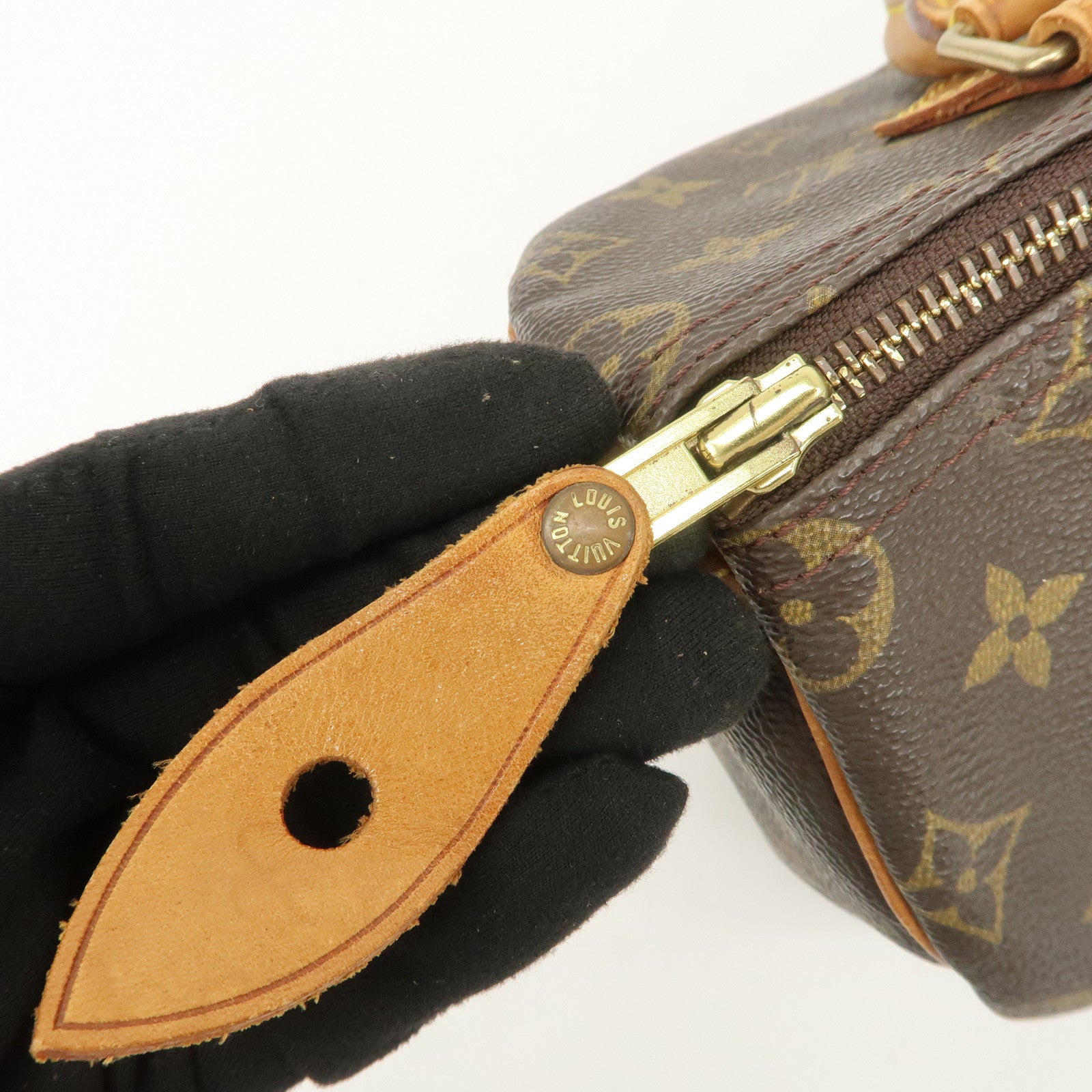 Louis Vuitton Monogram Speedy 25 Boston Bag Hand Bag Brown M41528